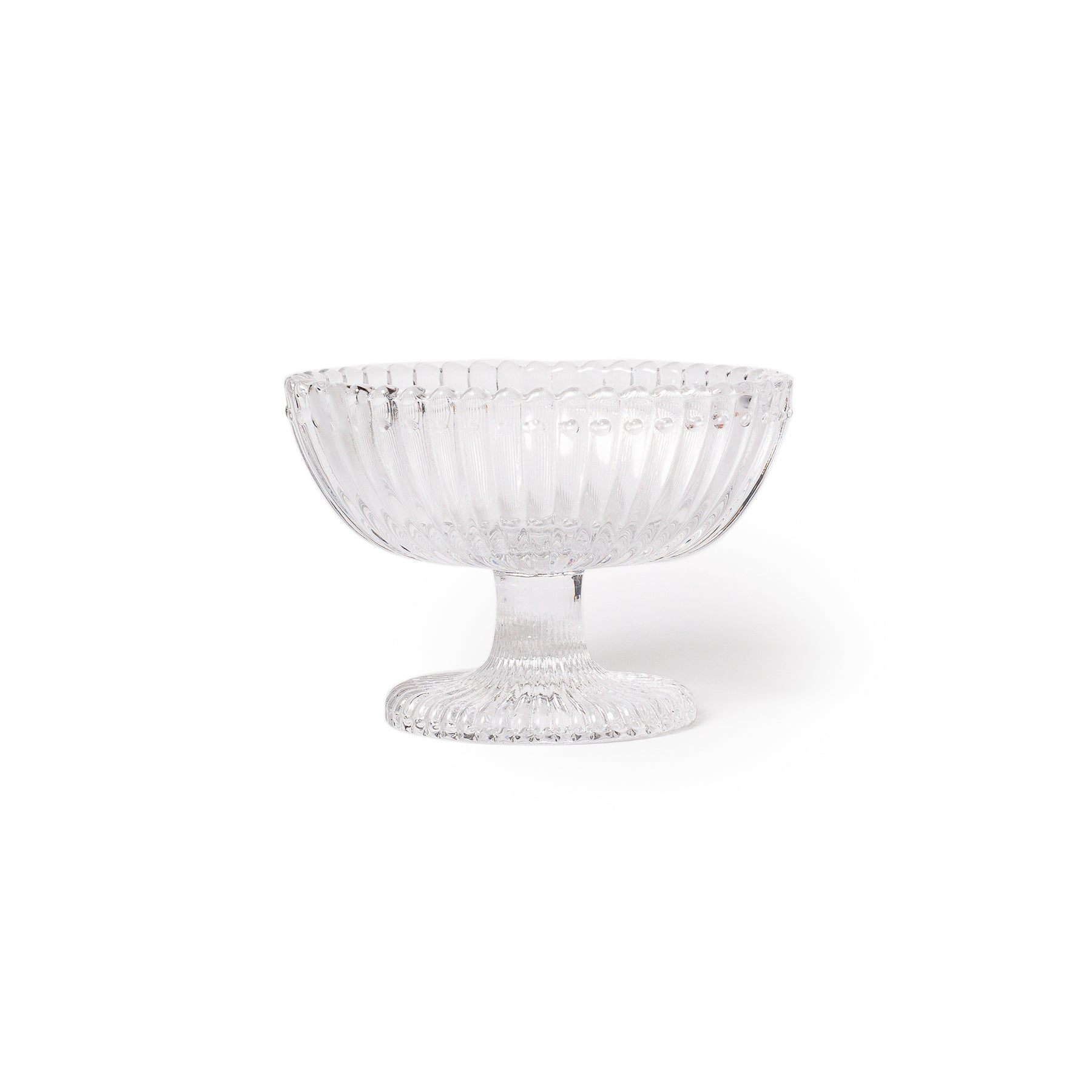 Clear Footed Dessert Bowl