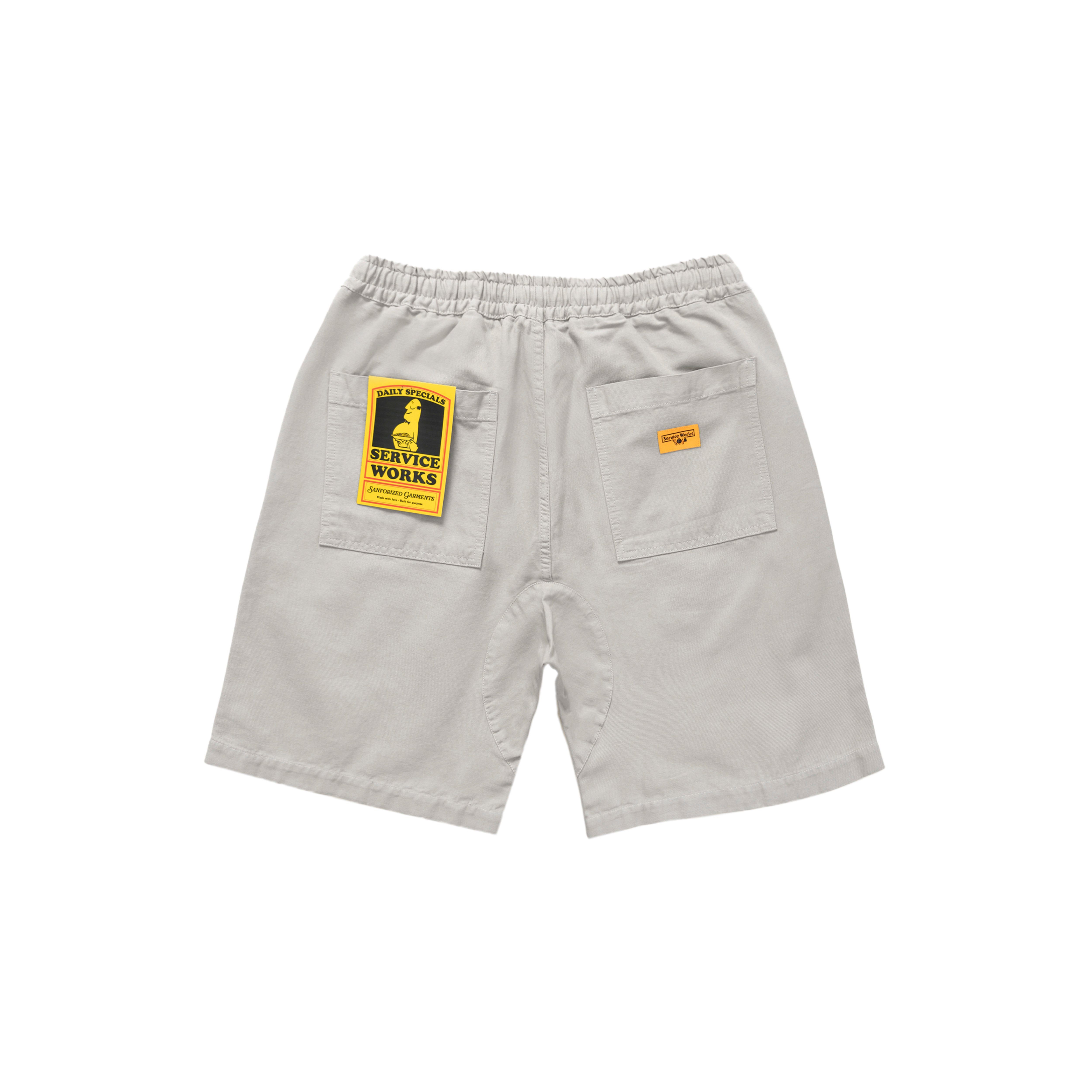 Service Works Canvas Chef Shorts in Stone | Clove & Creek