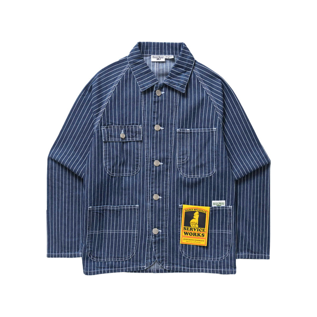 Service Works Pinstripe Denim Coverall | Clove & Creek