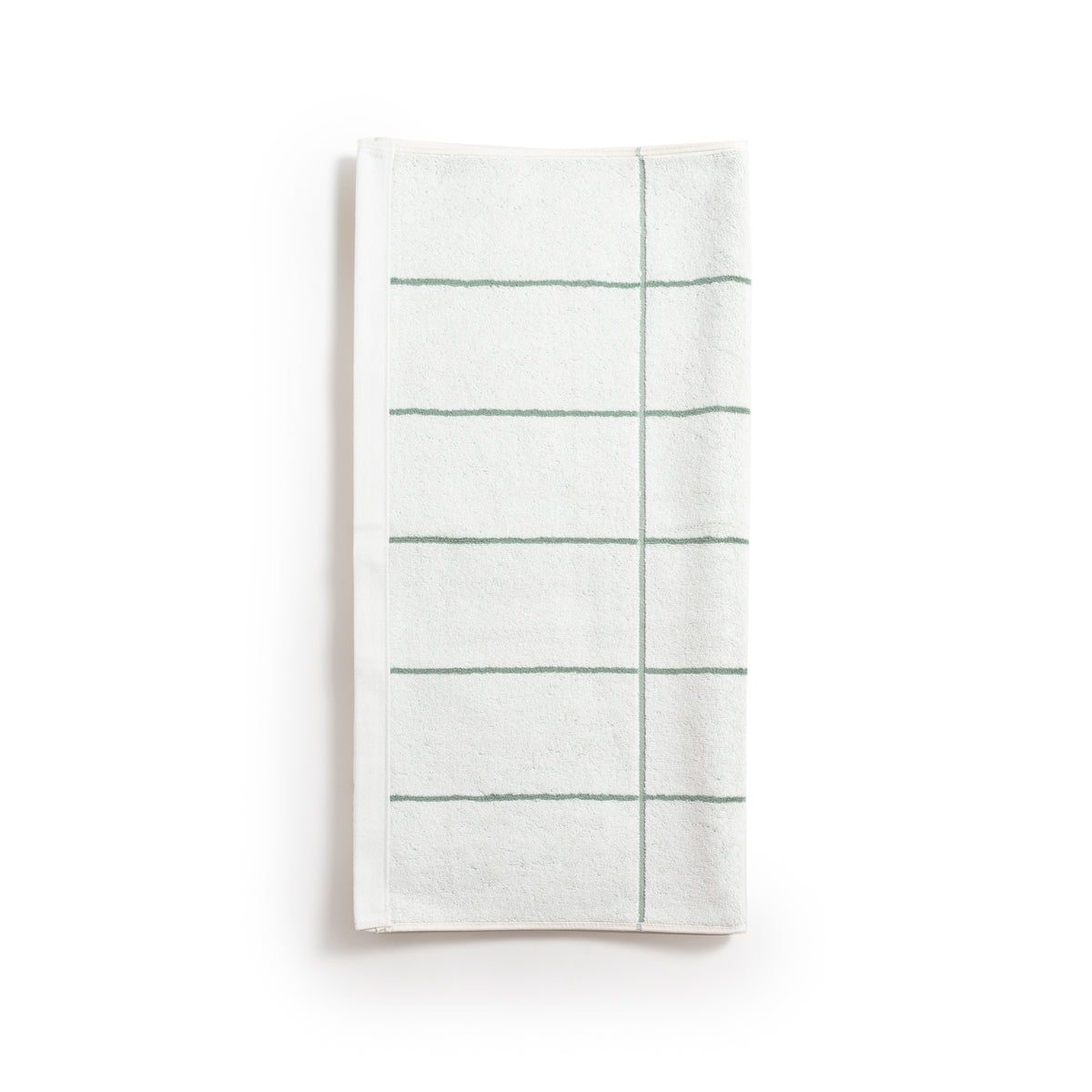 Baina Josephine Organic Cotton Hand Towel in Green