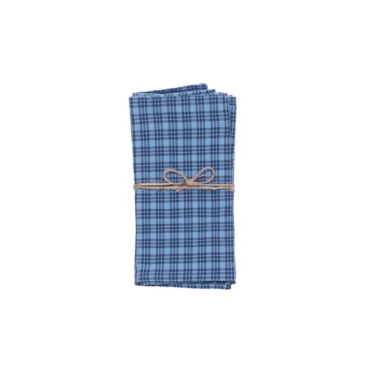 KATHERINE PLAID - Midnight Tissue Box Cover - Heather Taylor Home