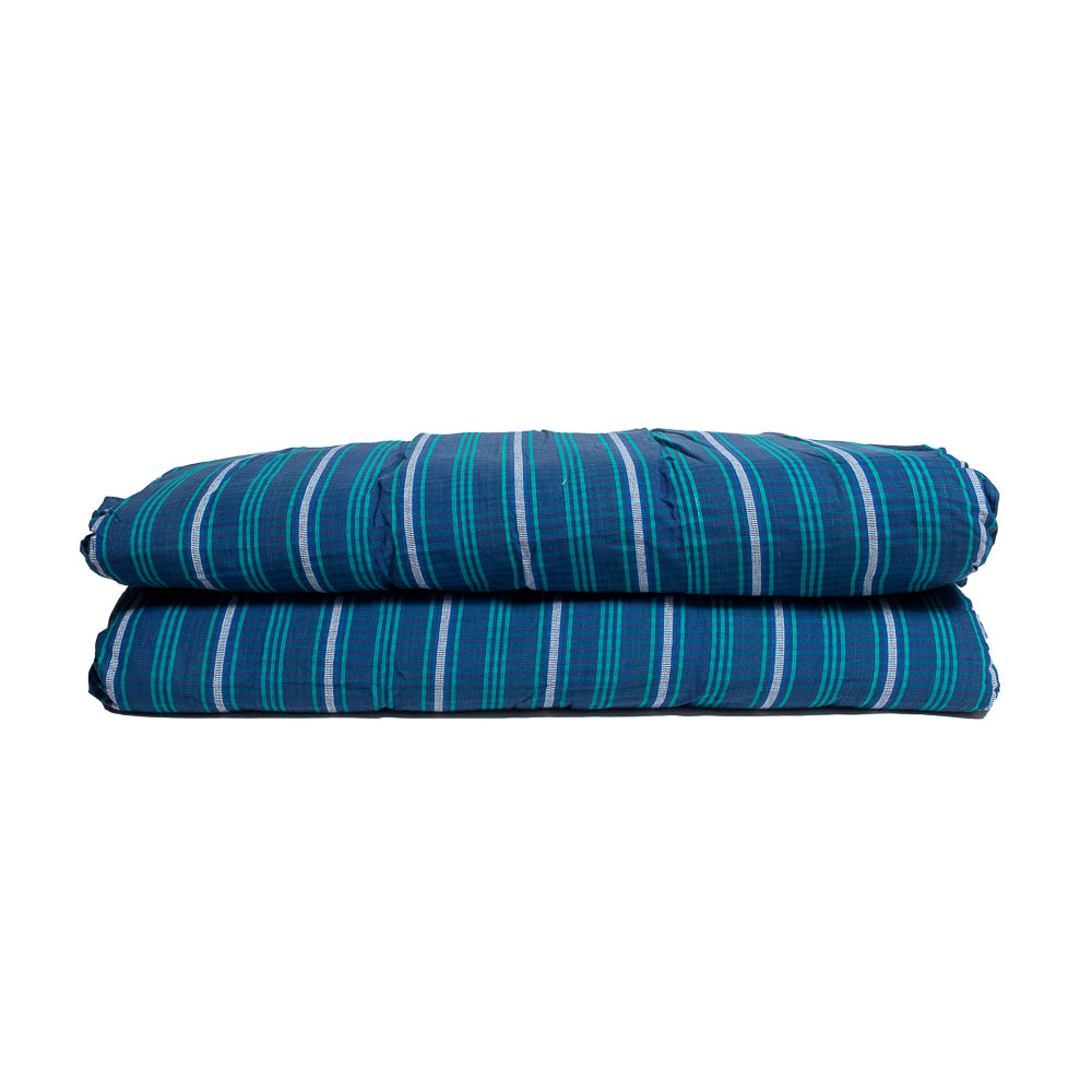 Tensira Navy and Green Stripe Kitchen Towel