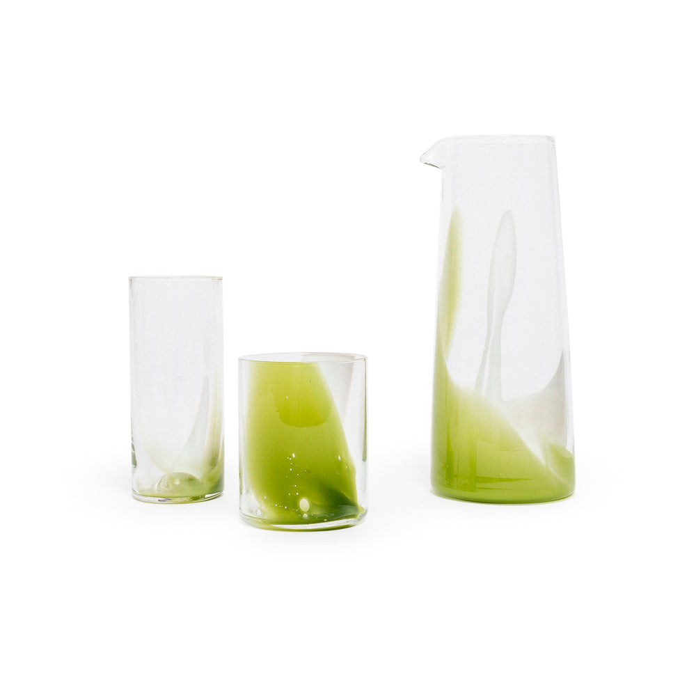 Bow Glassworks Pistachio Pitcher
