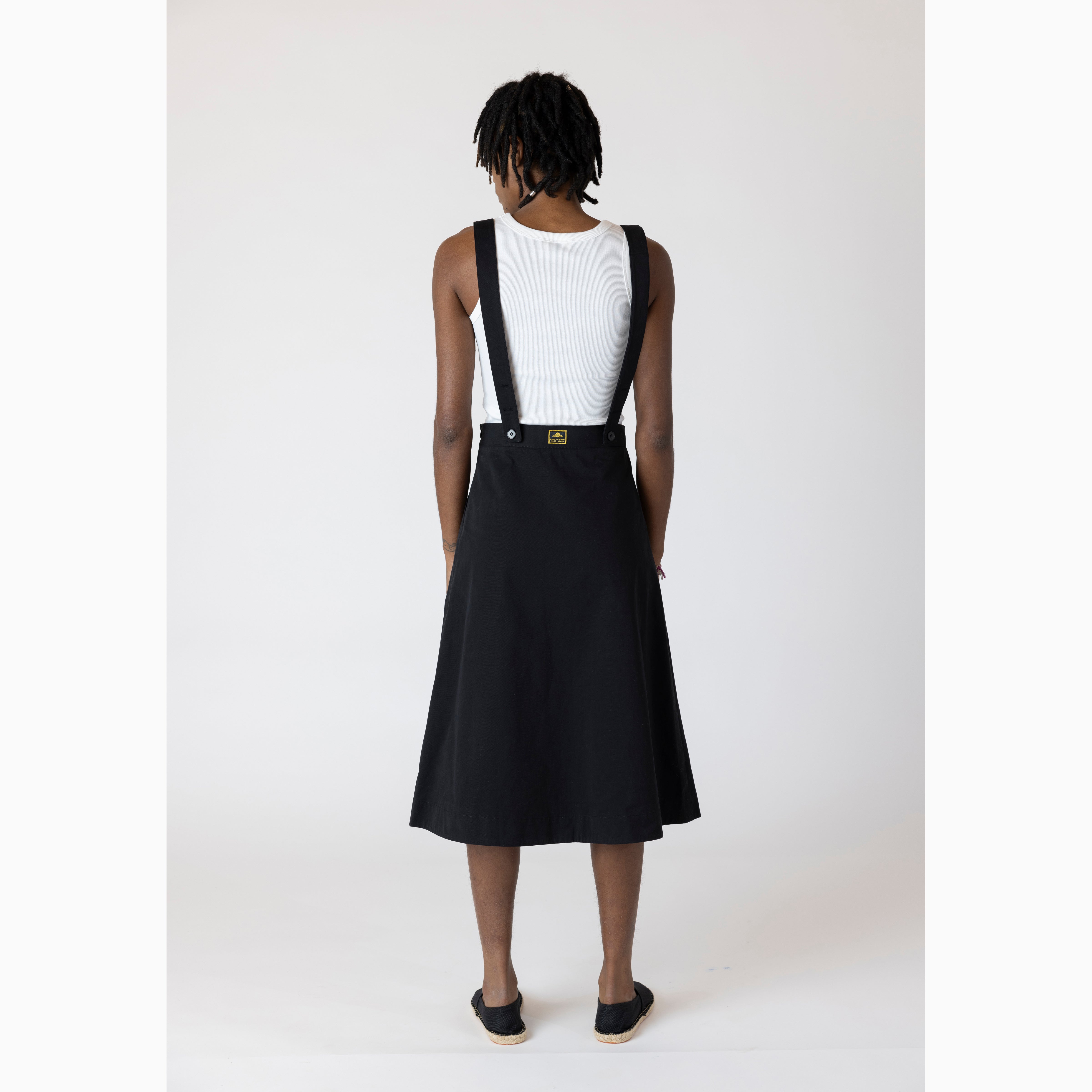 Le Mont Saint Michel Jelime Skirt With Straps Black