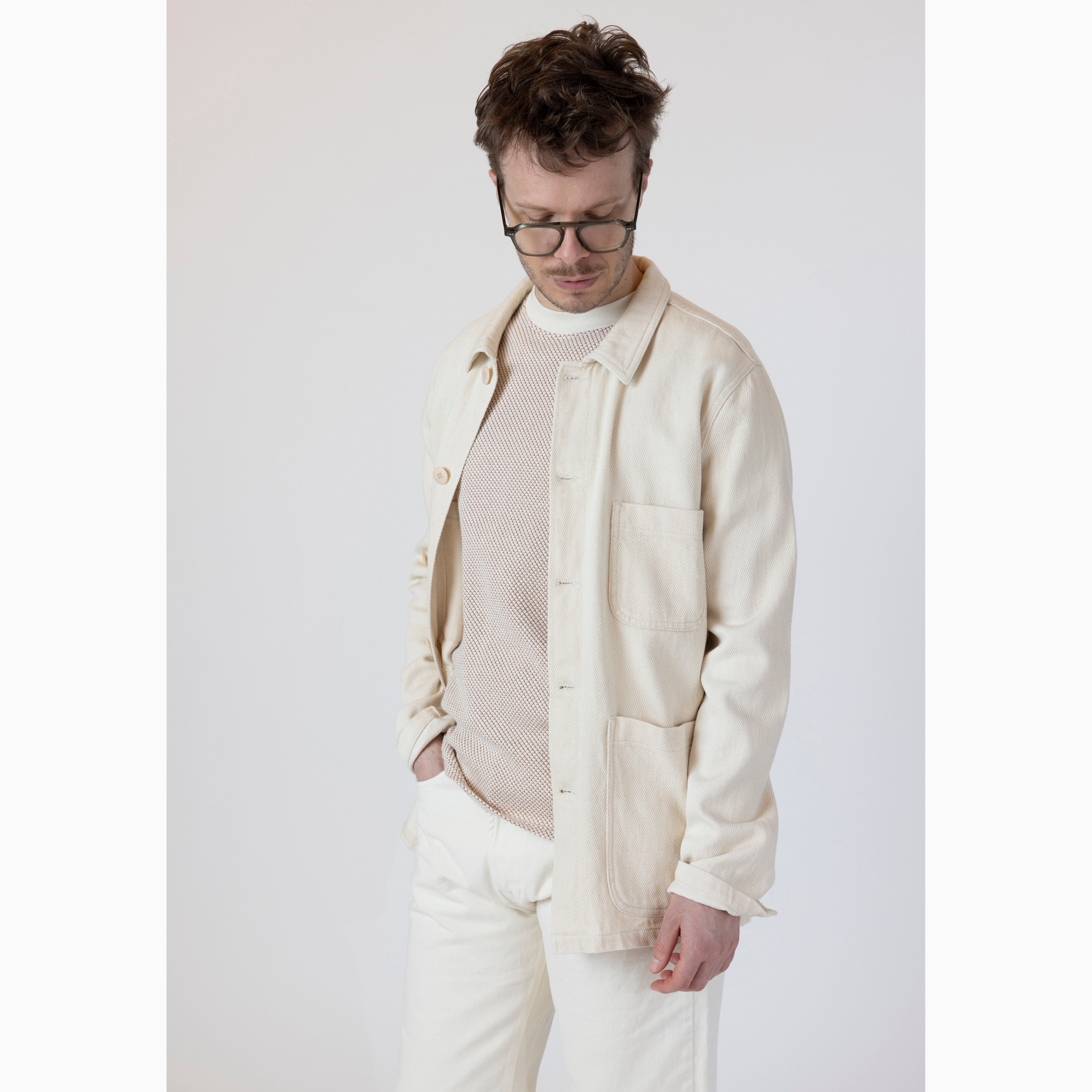Le Mont Saint Michel Vary Comfort Work Jacket Off White