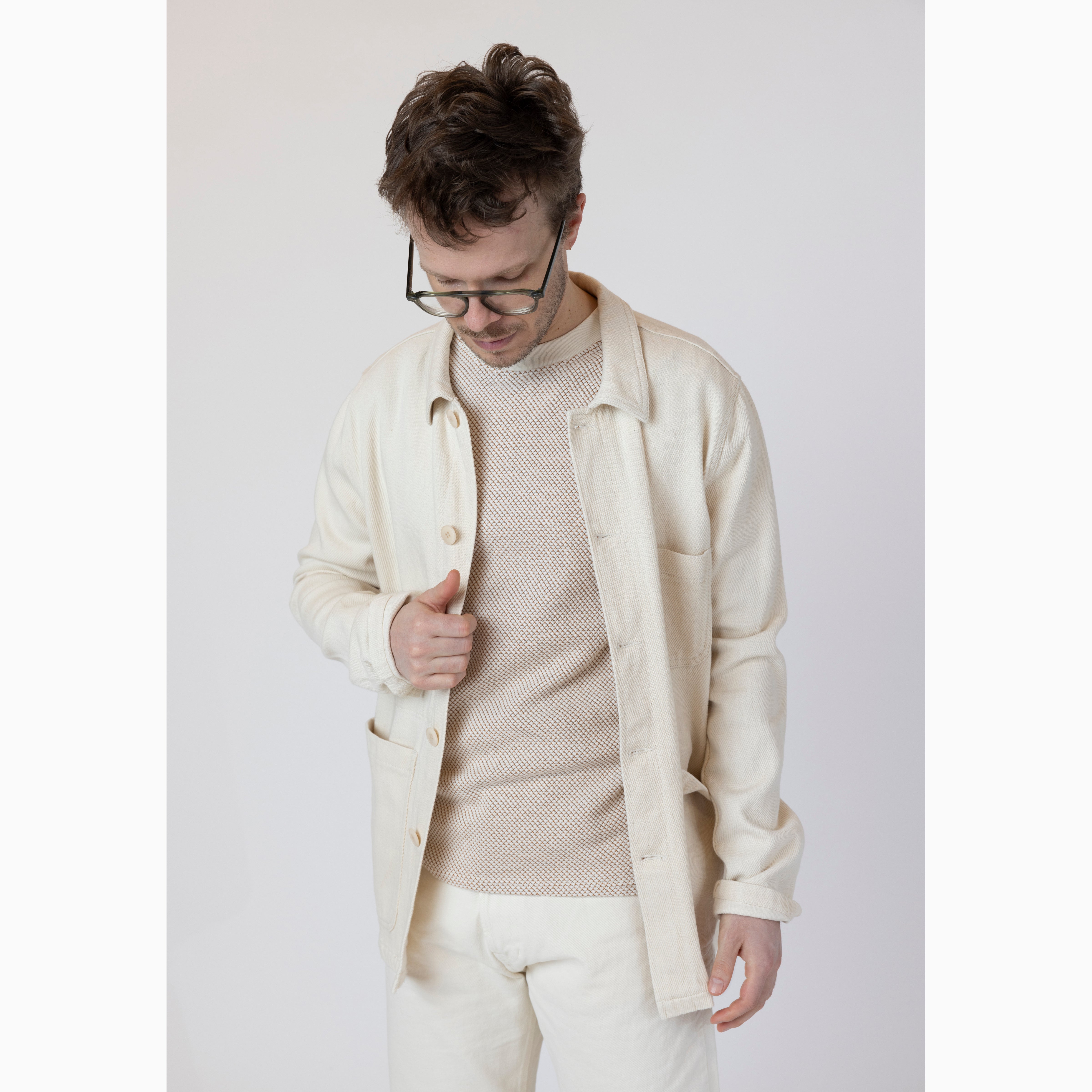 Le Mont Saint Michel Vary Comfort Work Jacket Off White