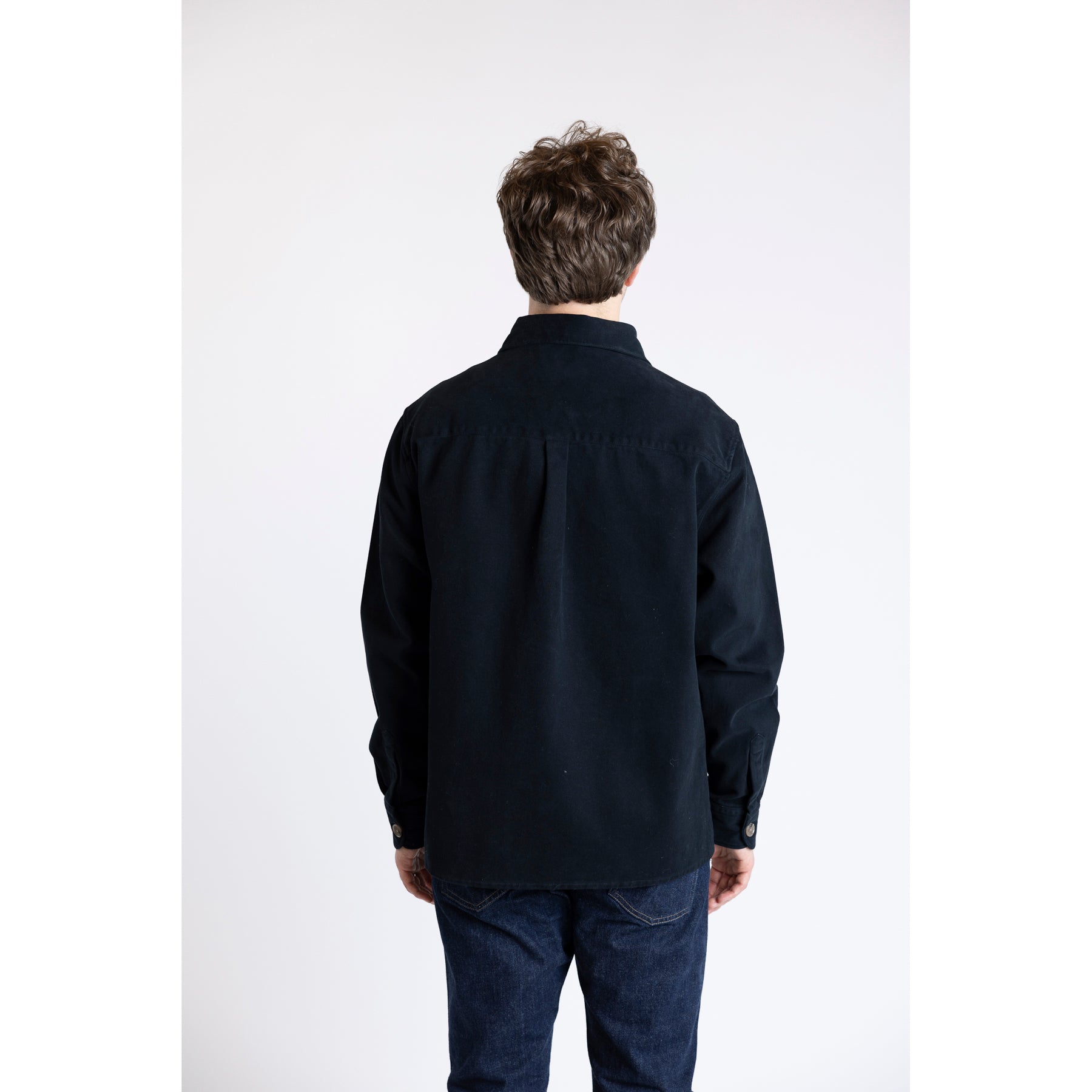 Foret Fellow Twill Shirt Washed Black