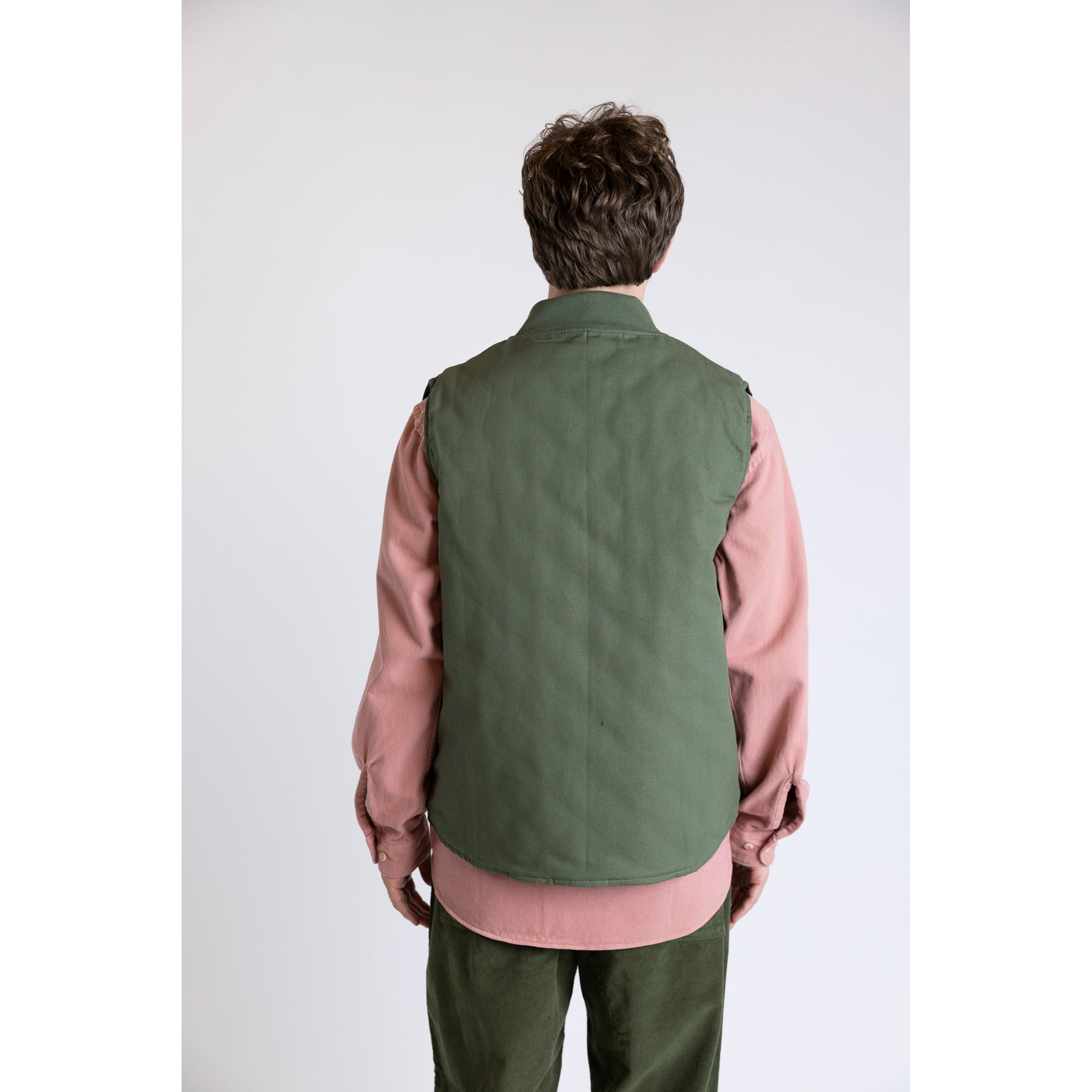 Service Works Padded Work Vest Jacket Olive