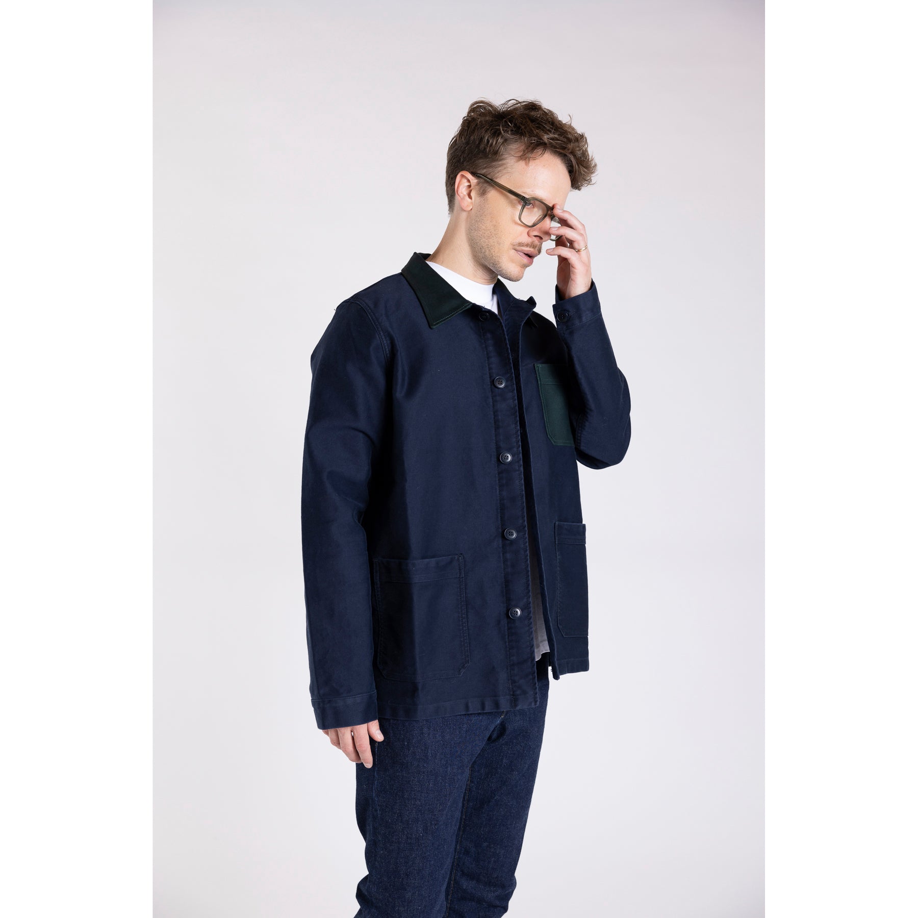 Le Mont Saint Michel Bicolor Work Jacket | Clove & Creek