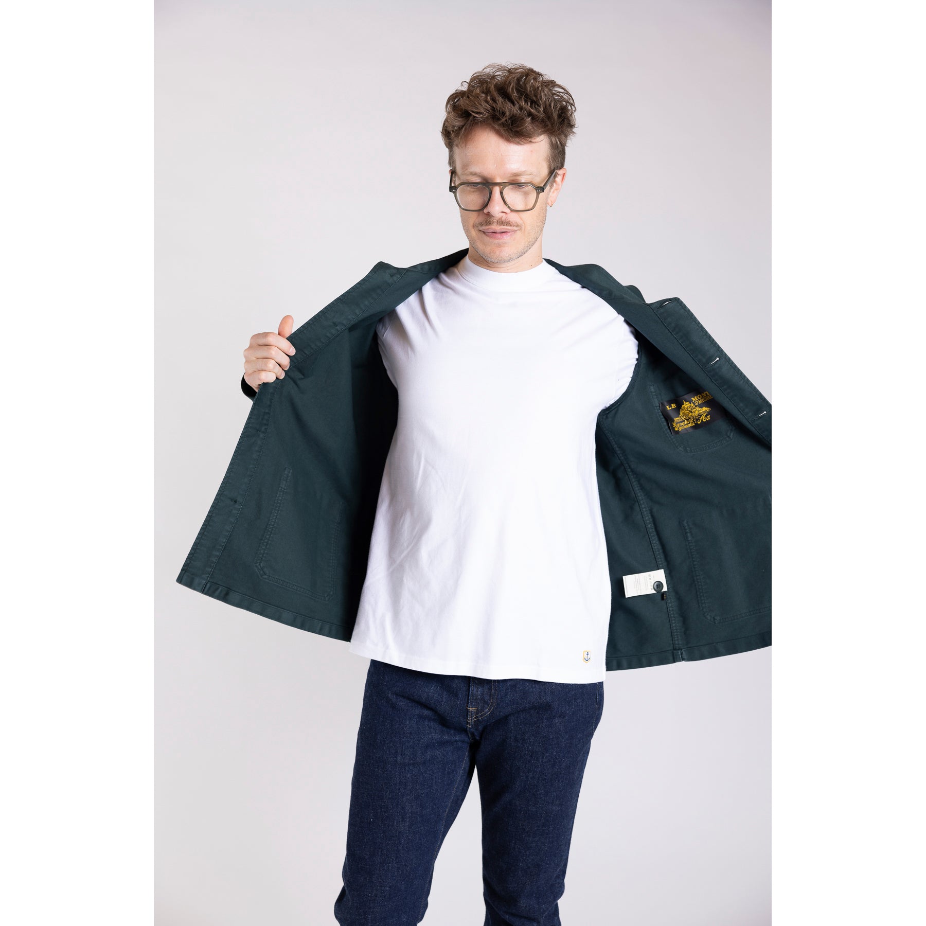 Le Mont Saint Michel Work Jacket Forest | Clove & Creek