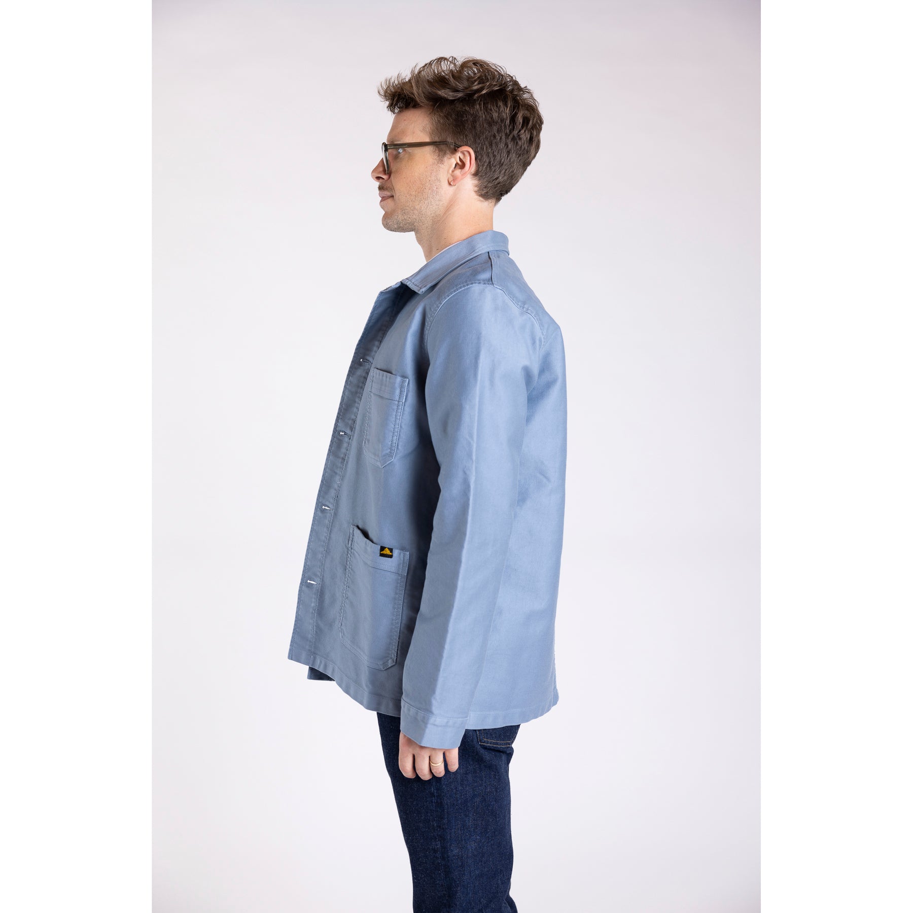 Le Mont Saint Michel Sky Blue Jacket | Clove & Creek