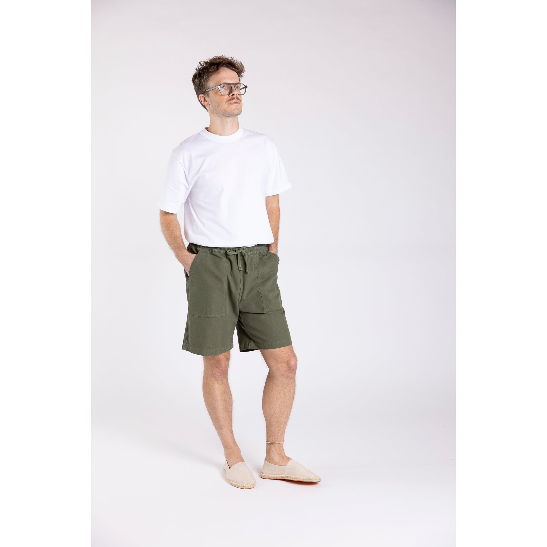 Service Works Canvas Chef Shorts Olive | Clove & Creek