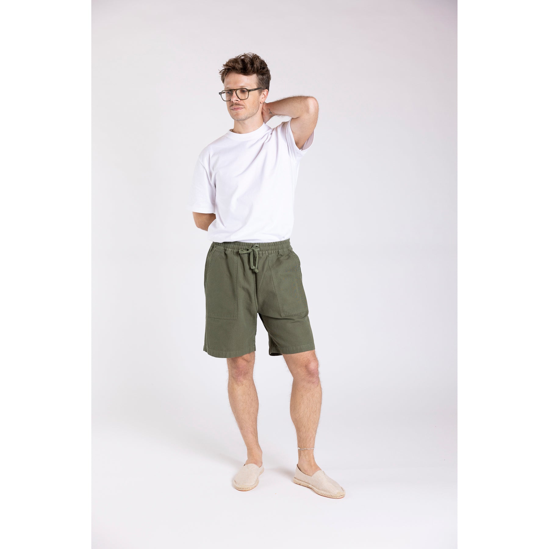 Service Works Canvas Chef Shorts Olive | Clove & Creek