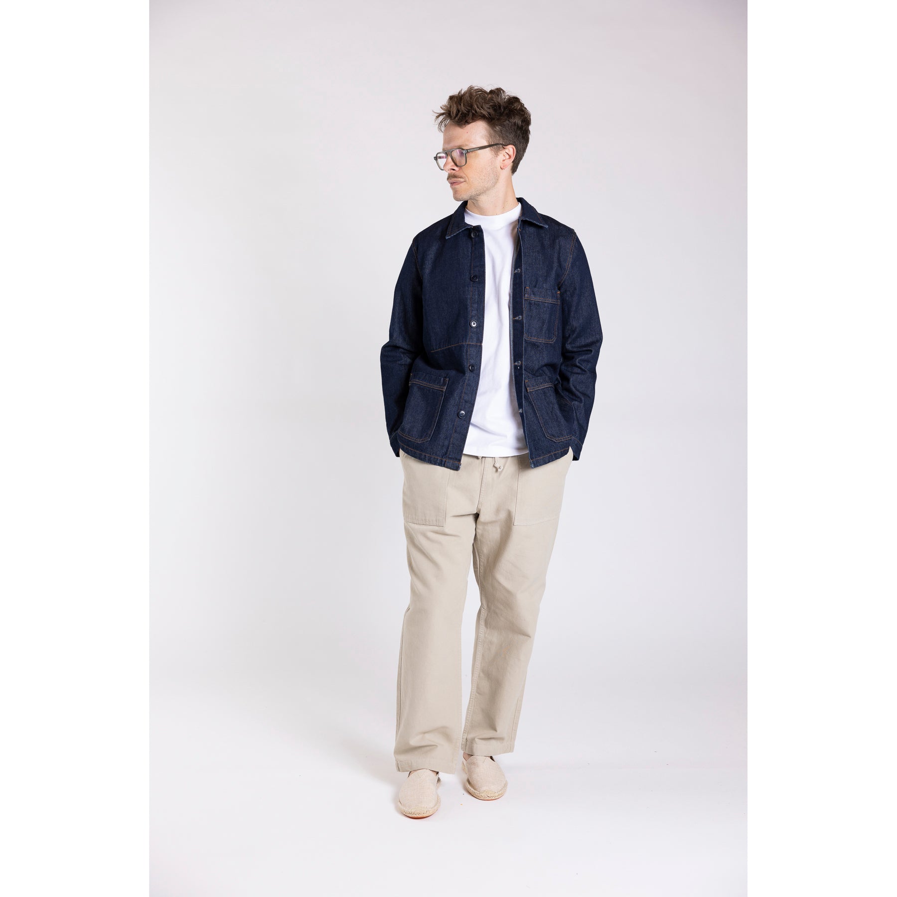 Le Mont Saint Michel Valmon Work Jacket Denim | Clove & Creek