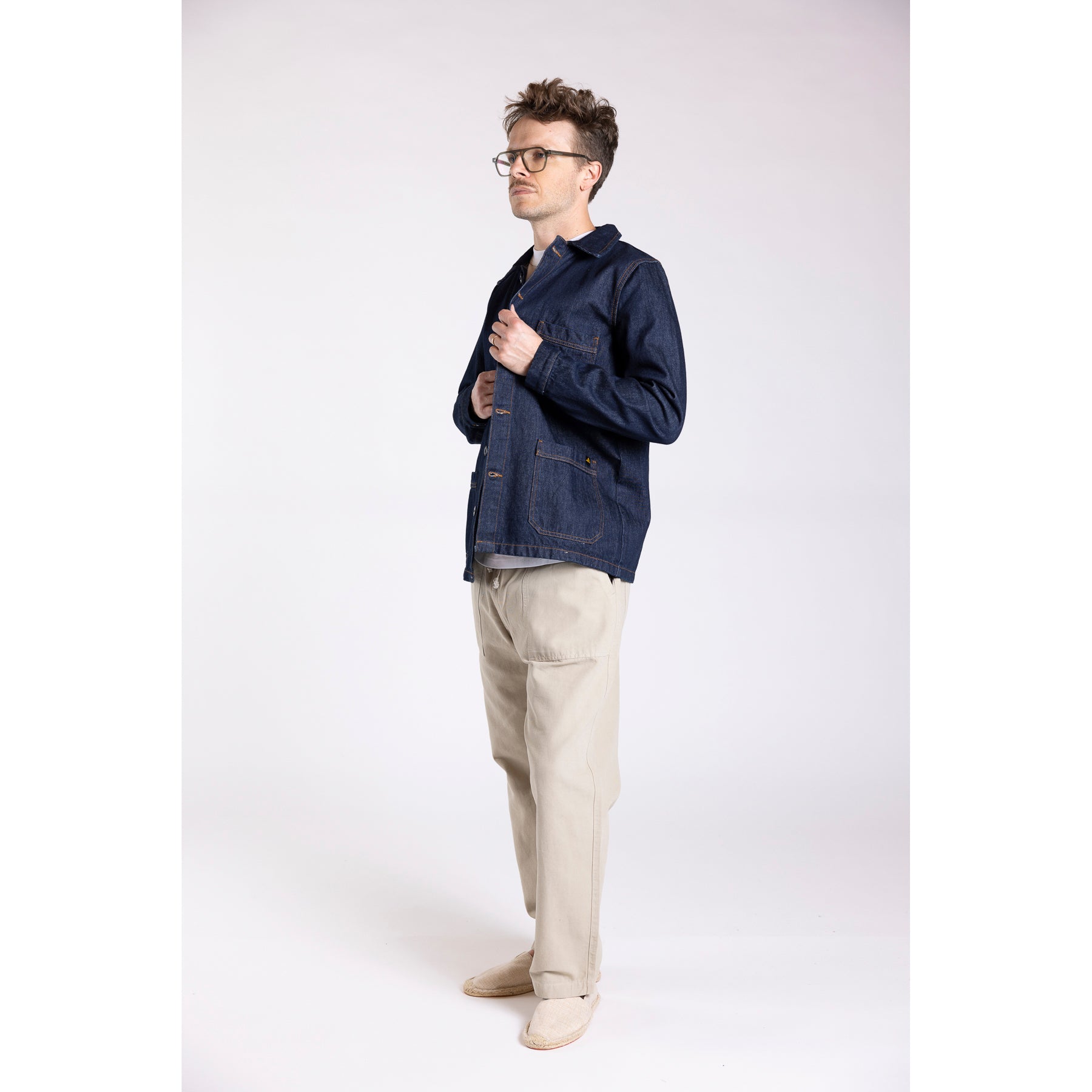 Le Mont Saint Michel Valmon Work Jacket Denim | Clove & Creek