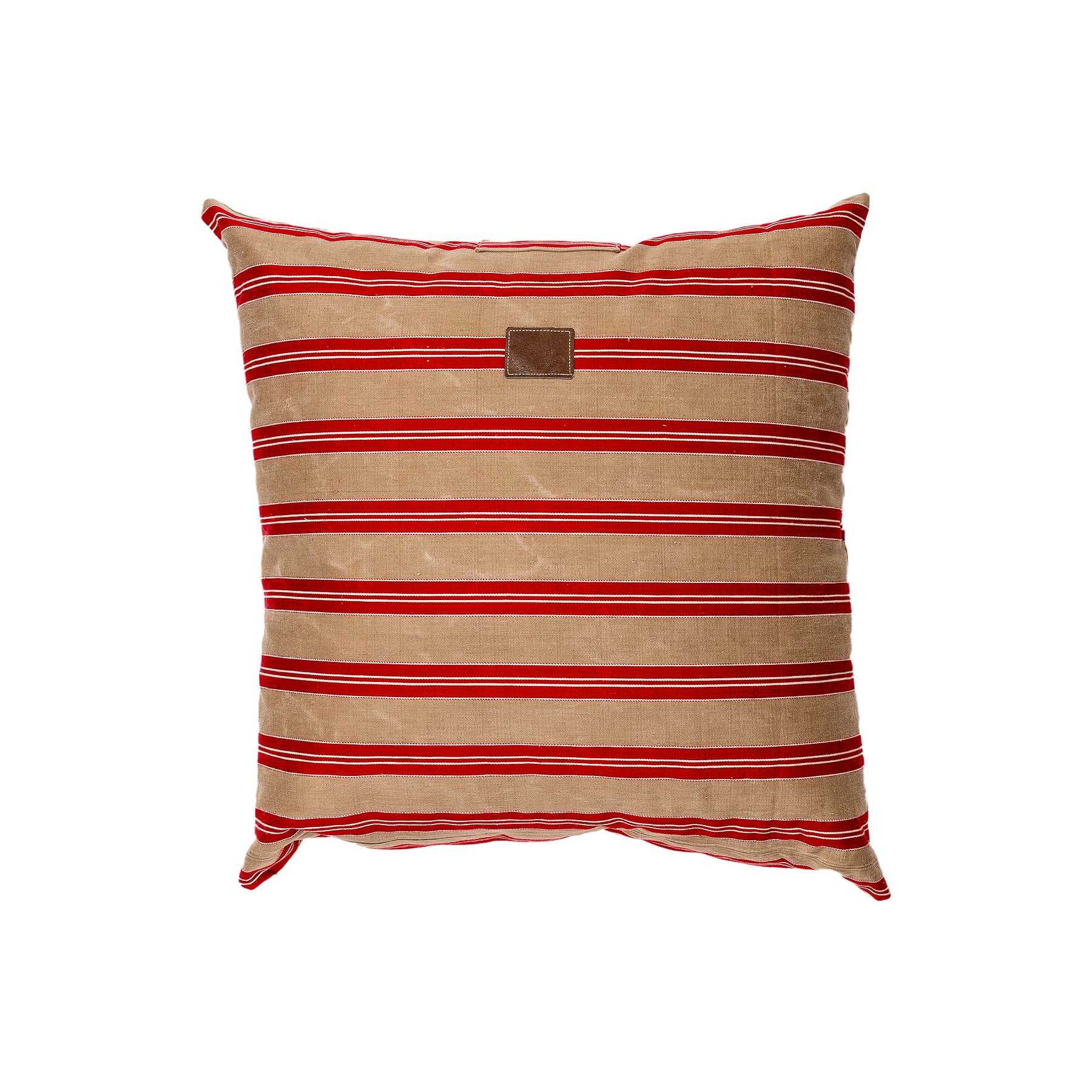 Adisi Red Stripe Denim Cushion