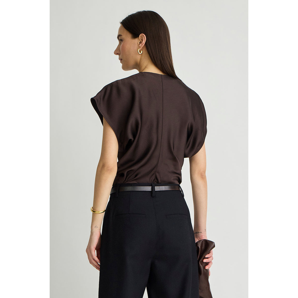 Apiece Apart Monde Drape Bias Top