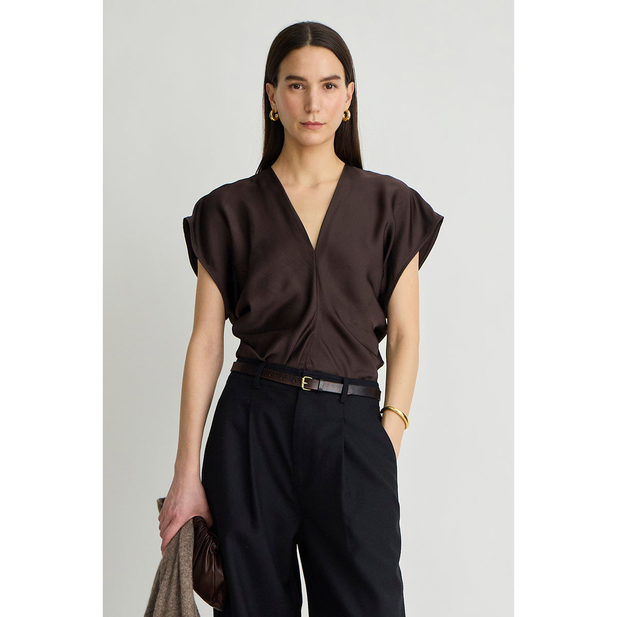 Apiece Apart Monde Drape Bias Top