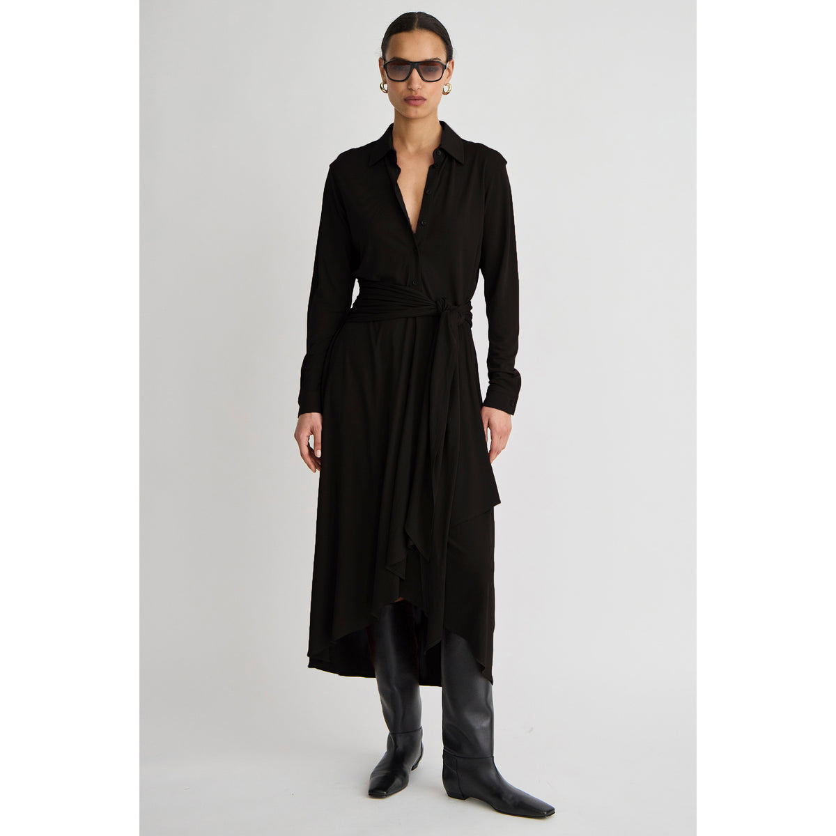 Apiece Apart Slinky Wrap Dress