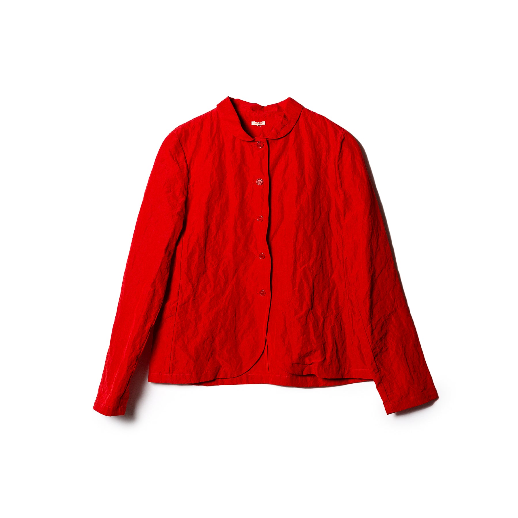 Apuntob Technical Cotton Linen Jacket Pomegranate