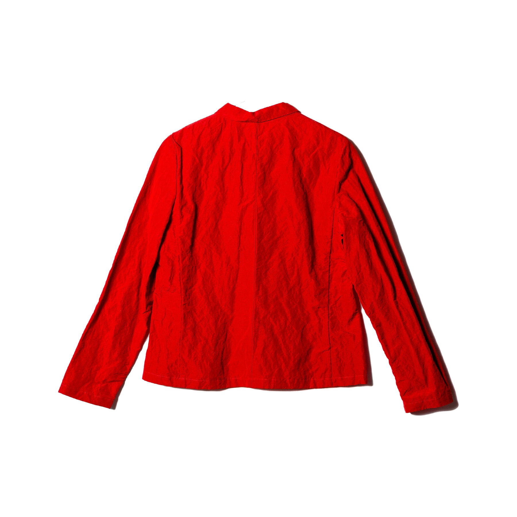 Apuntob Technical Cotton Linen Jacket Pomegranate