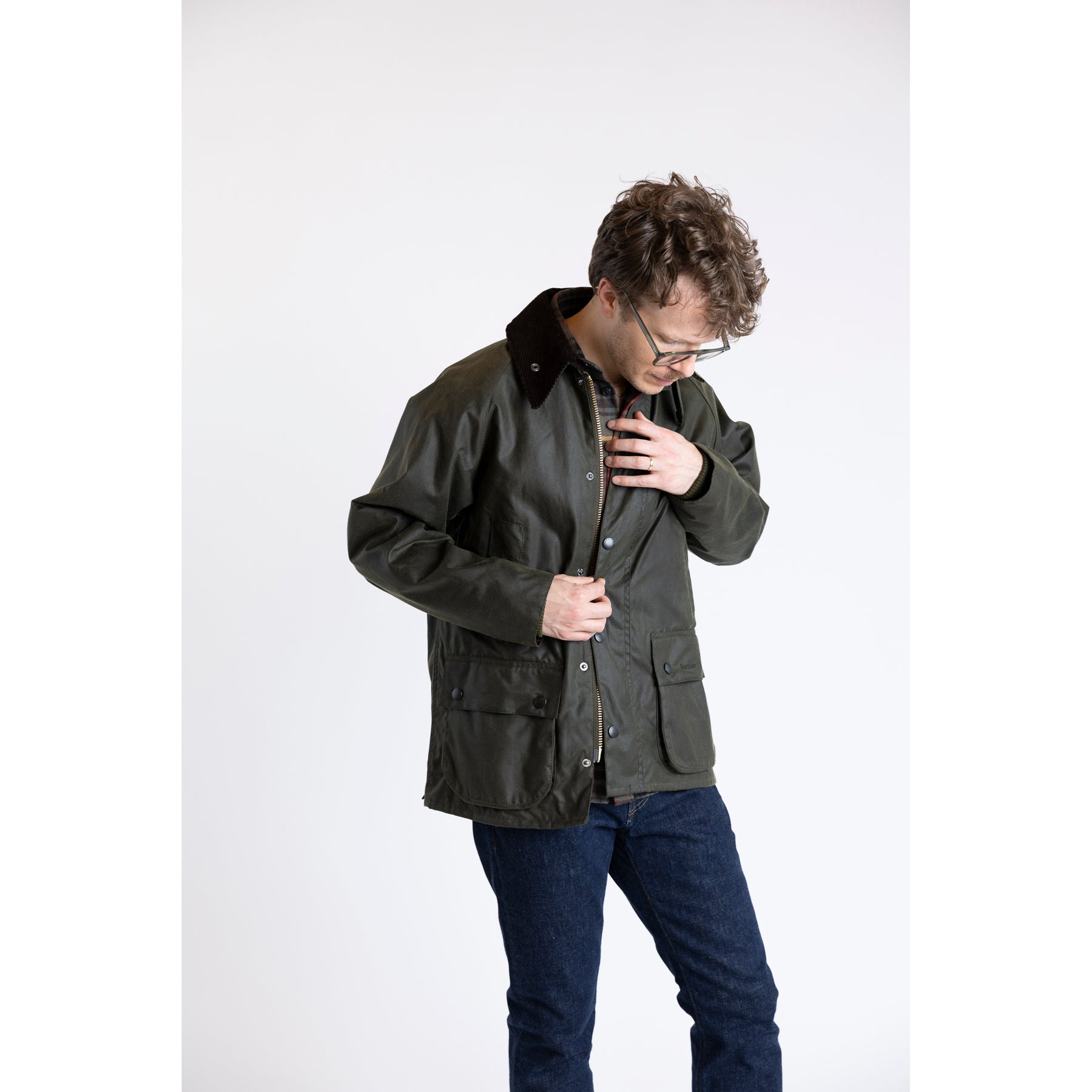 Barbour shops olive