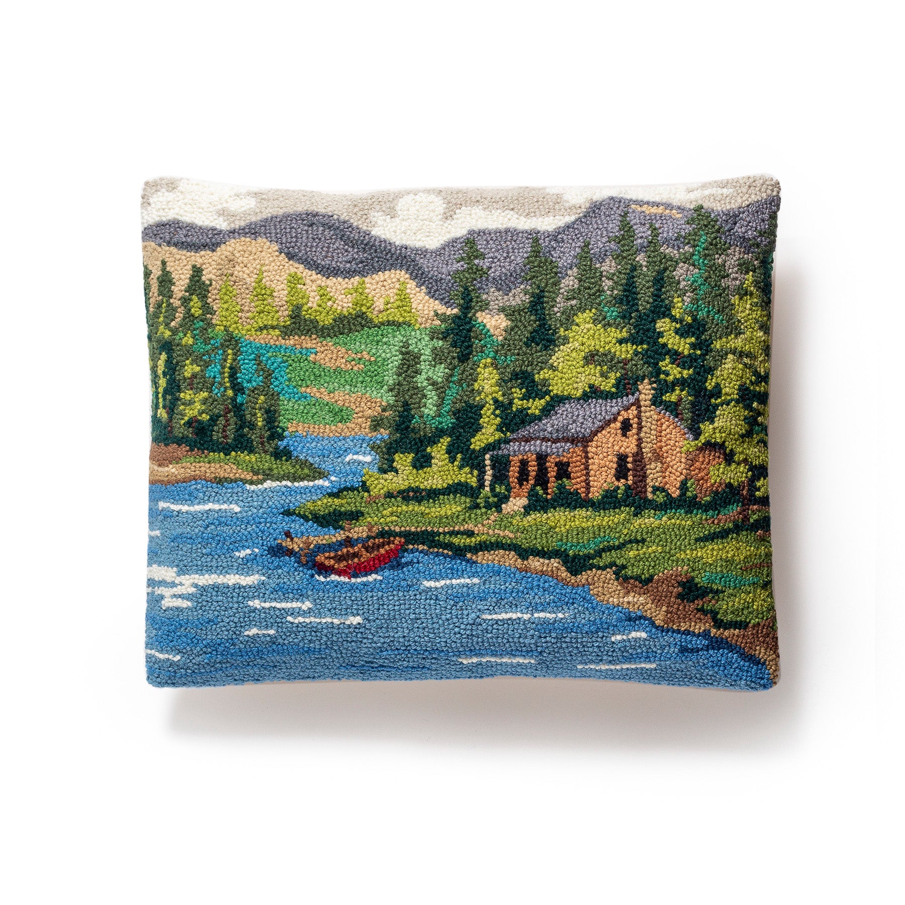 Cabin by the Lake Pillow