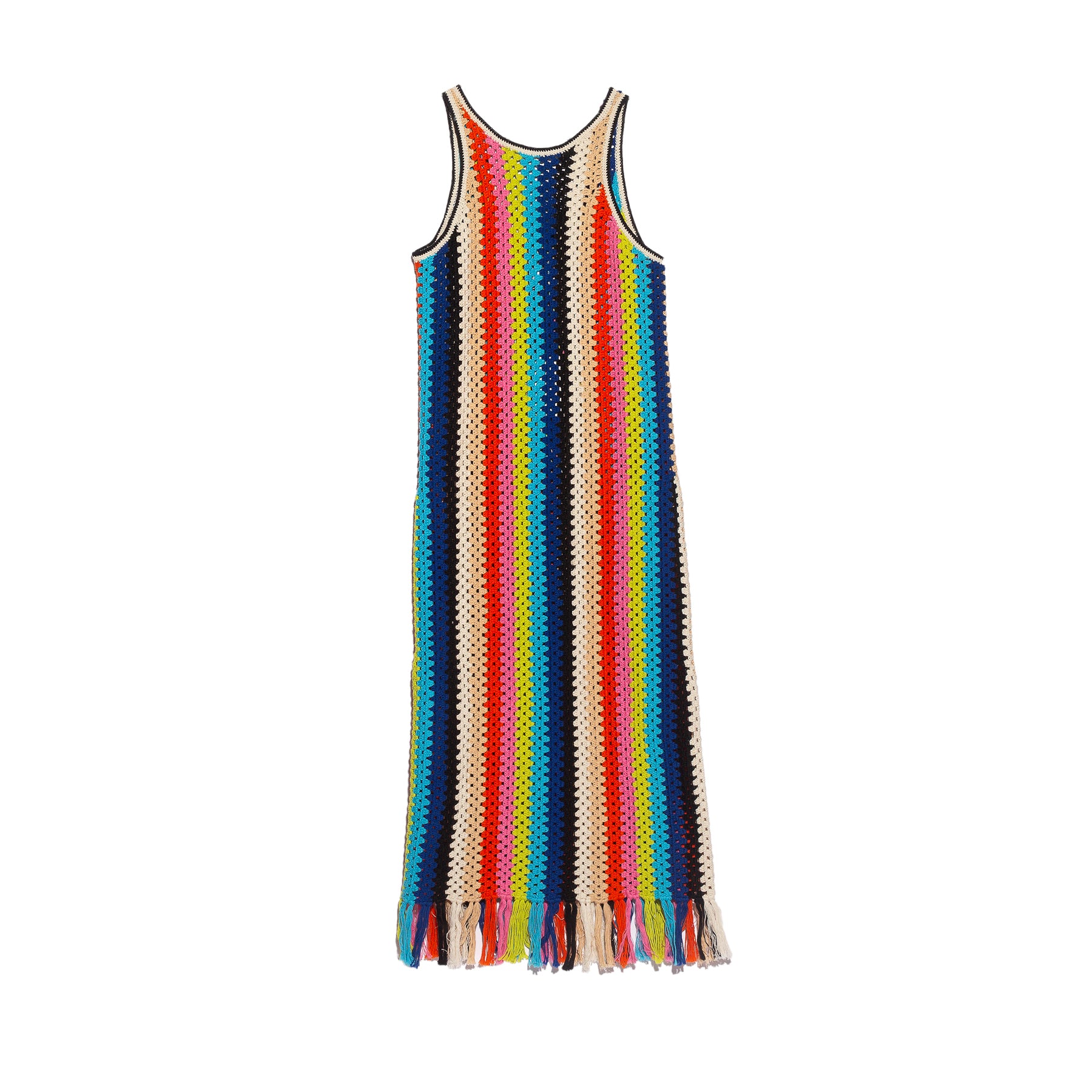 Eleven Six Natalie Crochet Dress Multi Color