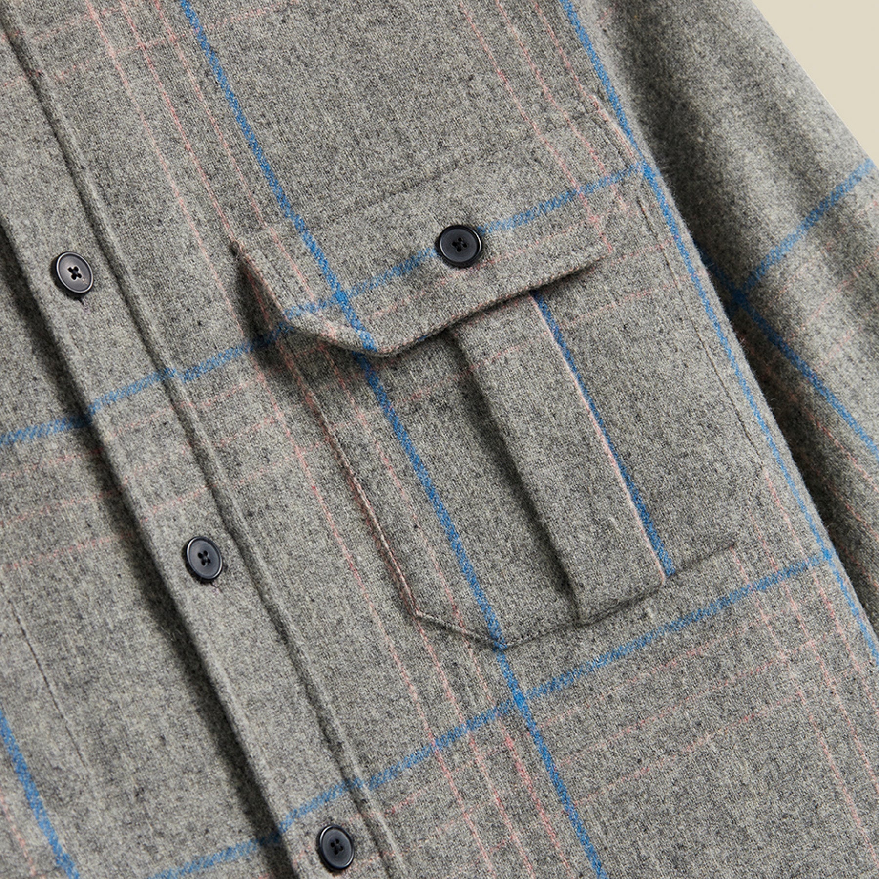 Portuguese Flannel Fixon Wool Shirt