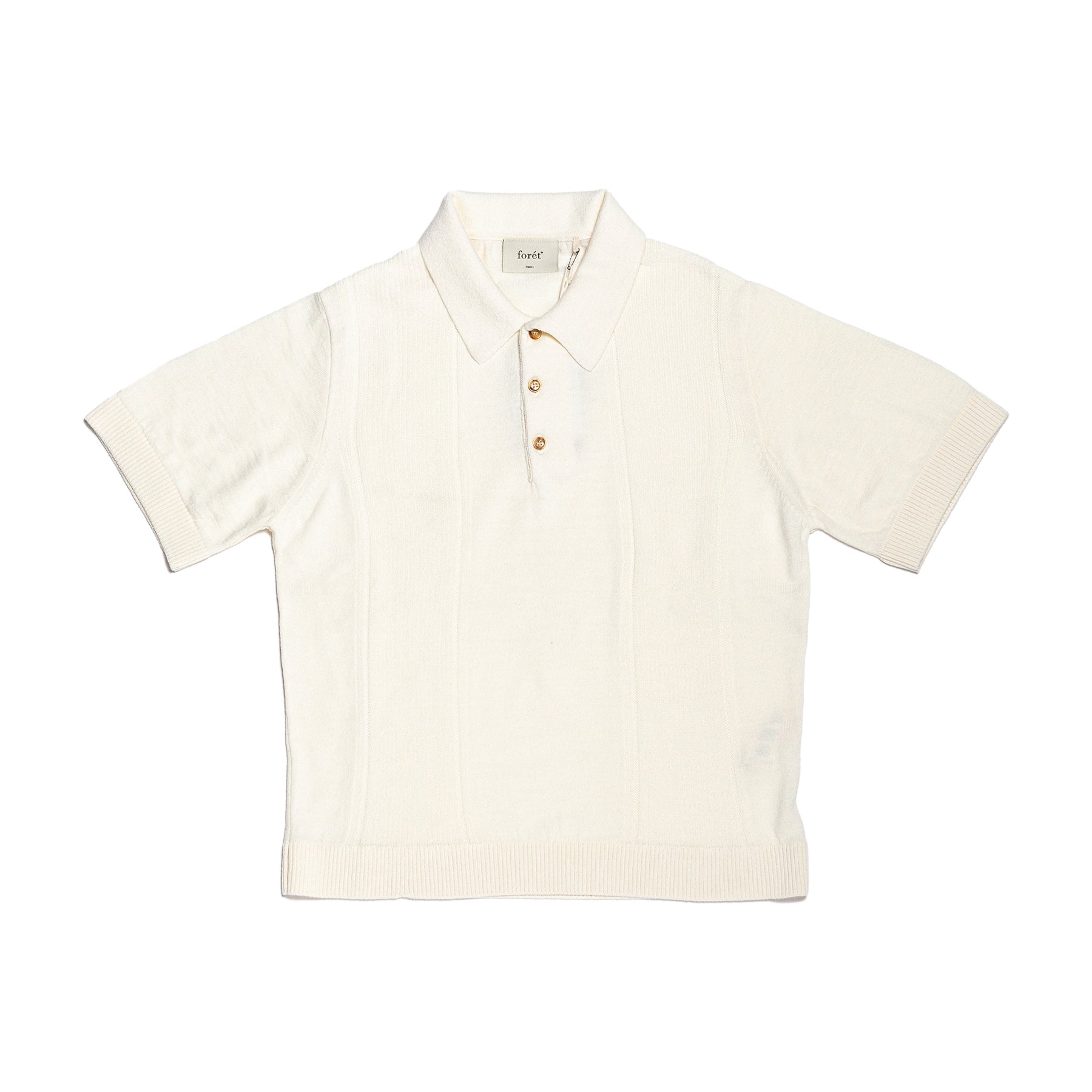 Foret Astern Short Sleeve Knit Polo Cloud