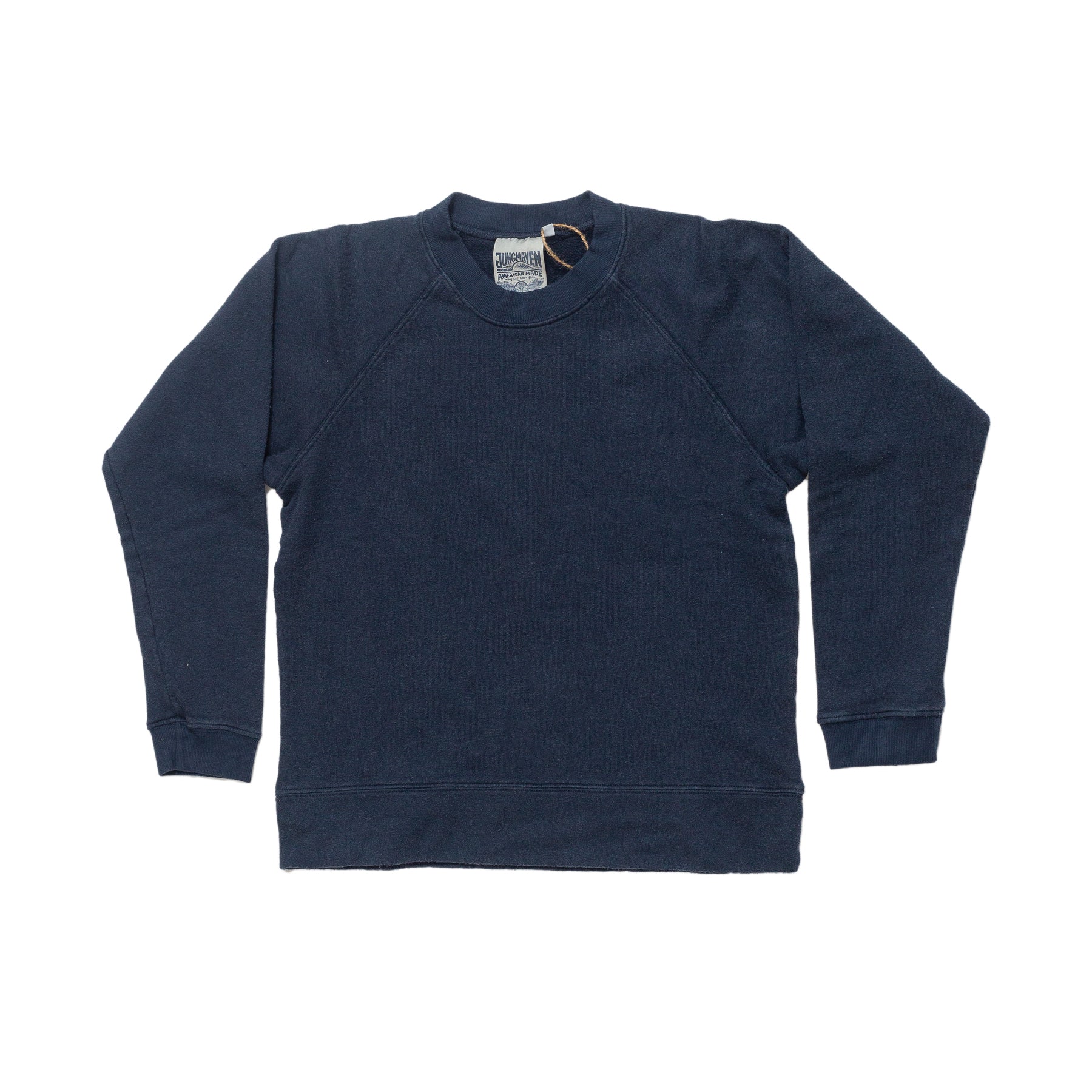 Jungmaven Sierra Raglan-Sweatshirt Marineblau