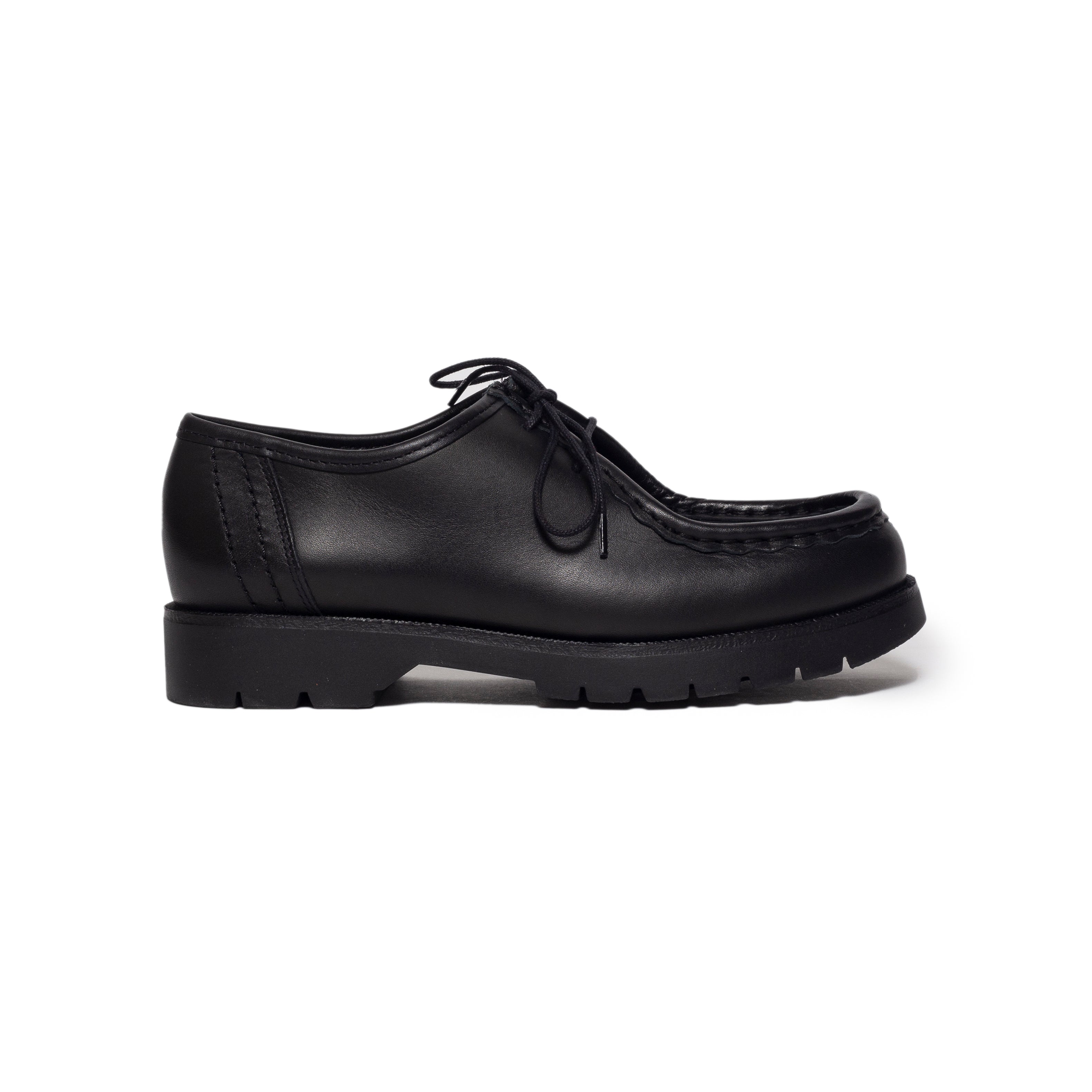 KLEMAN PADROR 37 黒 Kleman Padror Lug Sole Derby Shoe in Black | Clove & Creek