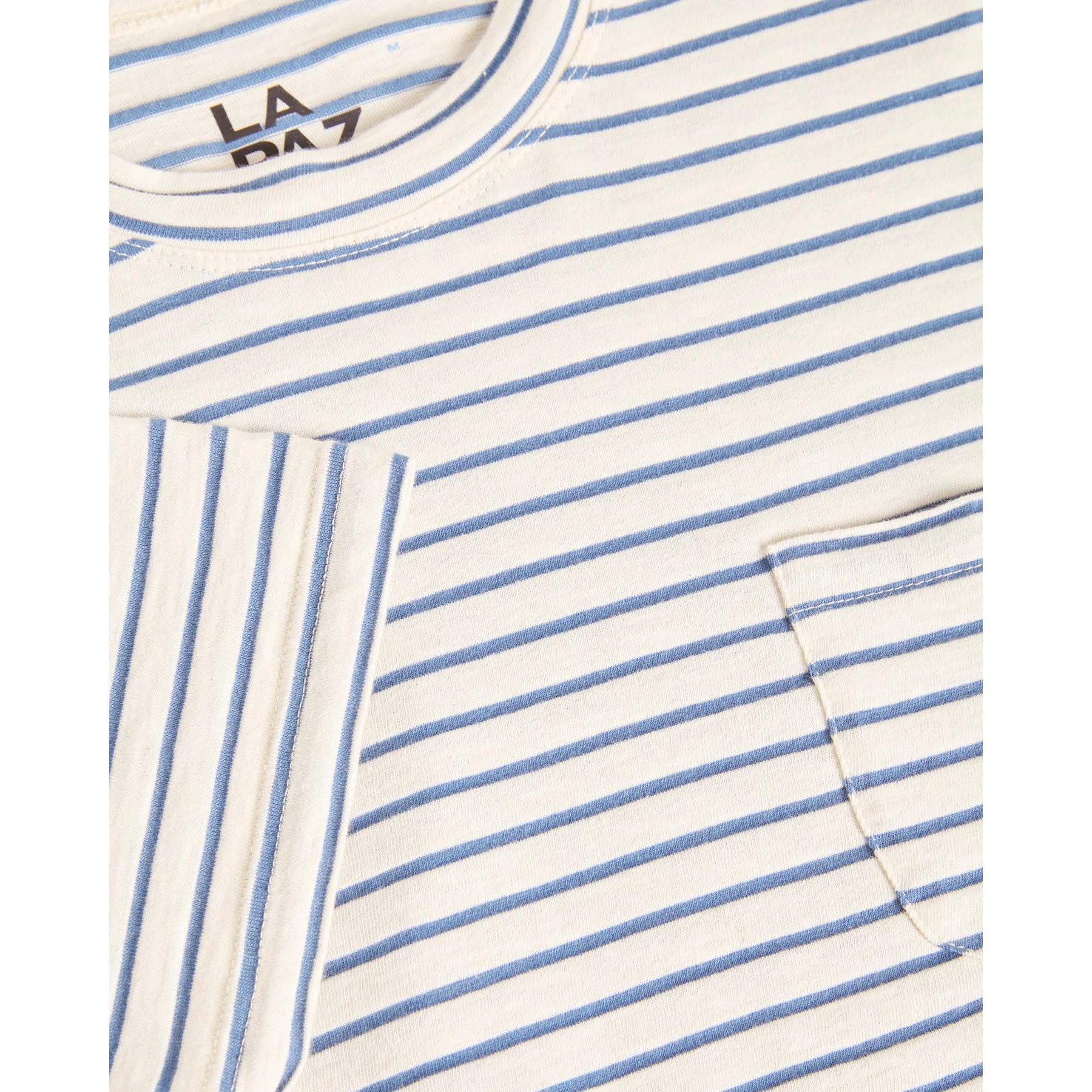 La Paz Guerriero Tee Indigo Stripes