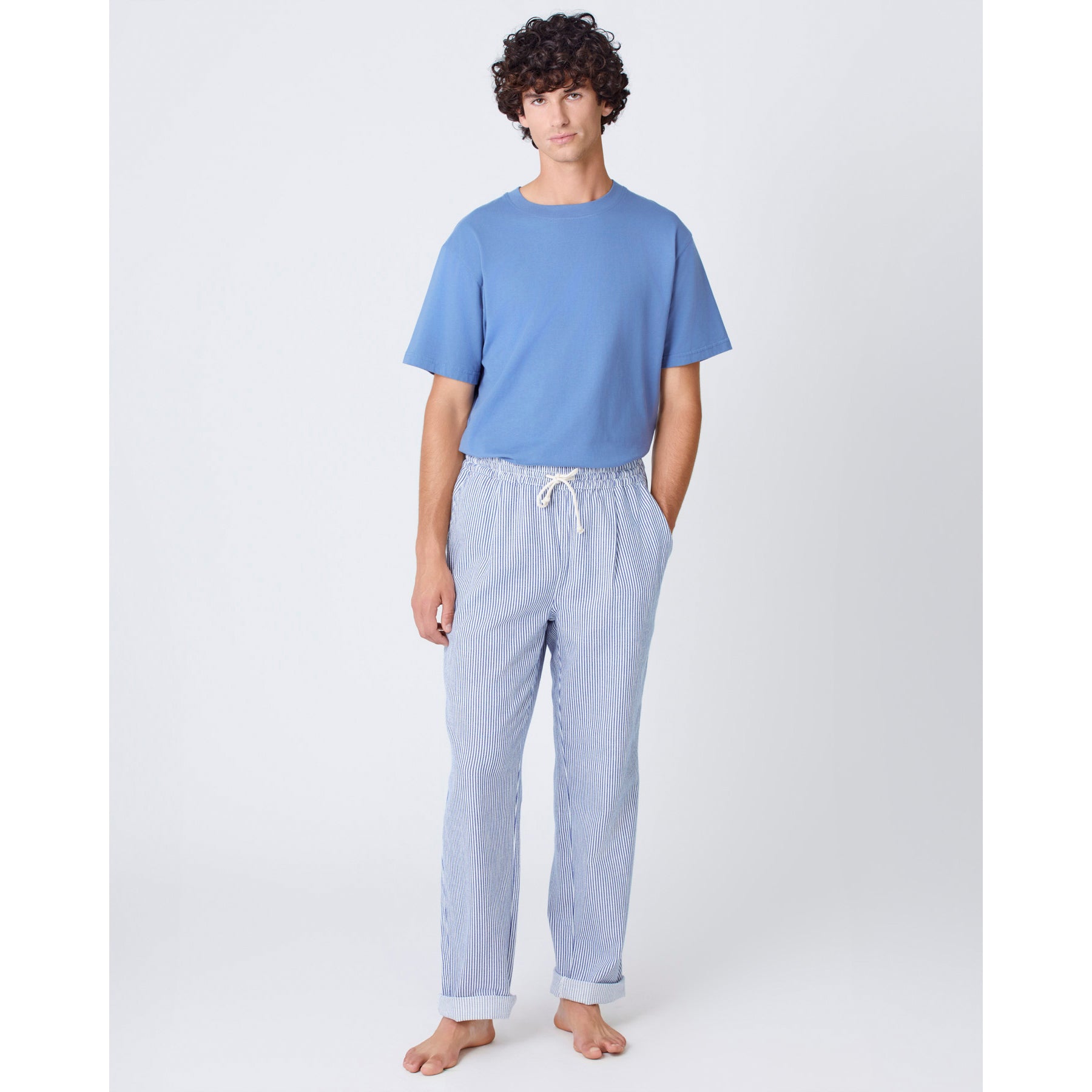 La Paz Ponte Pants Blue Stripes
