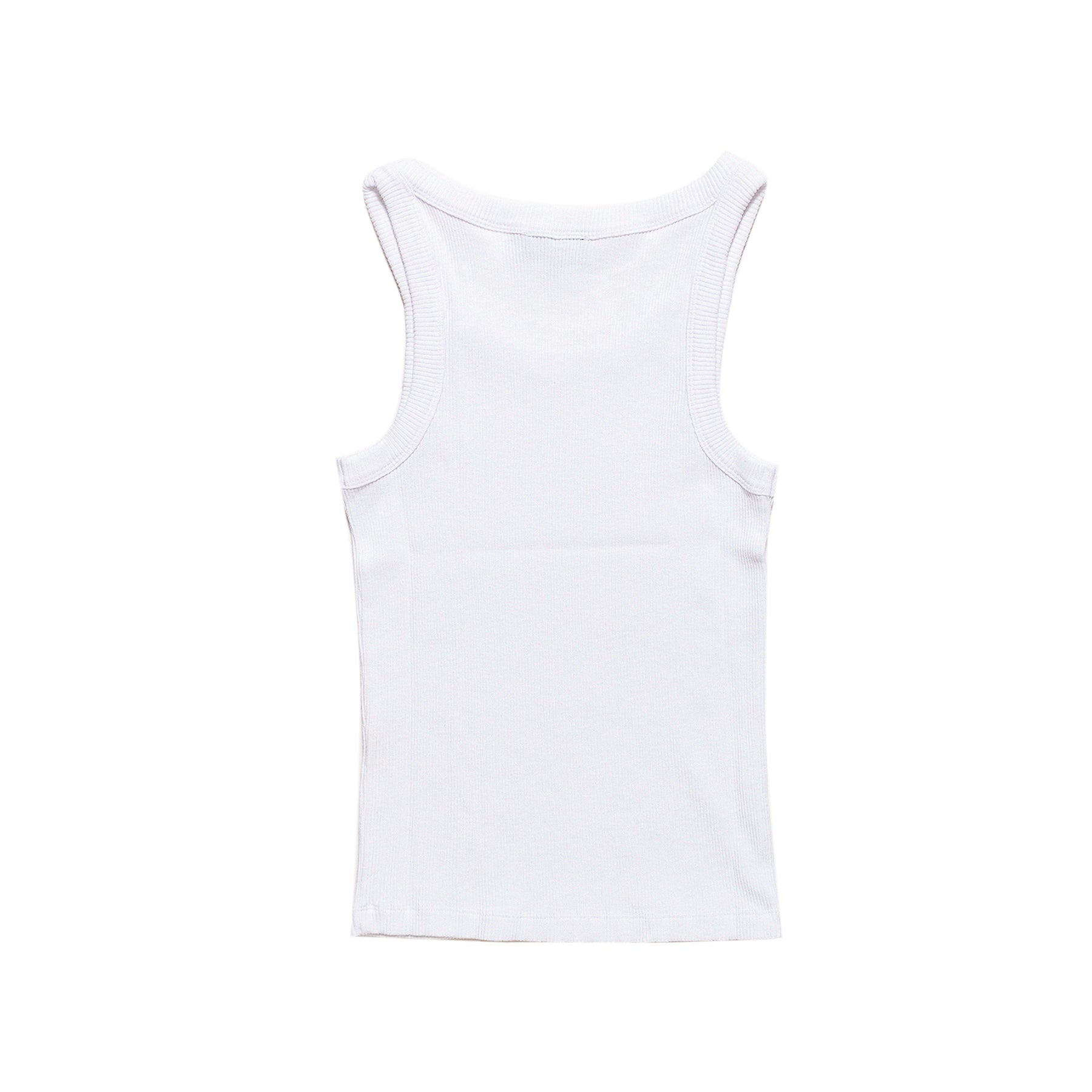 Le Mont Saint Michel Taissy Marcel Ribbed Tank Top Off White