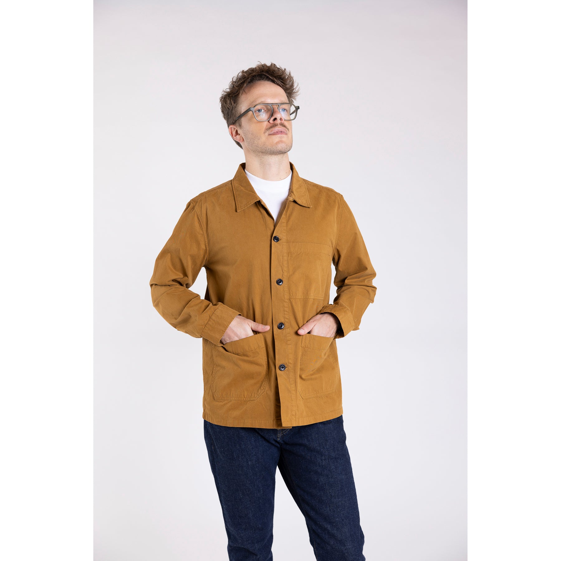 Le Mont Saint Michel Viro Oversize Shirt Camel