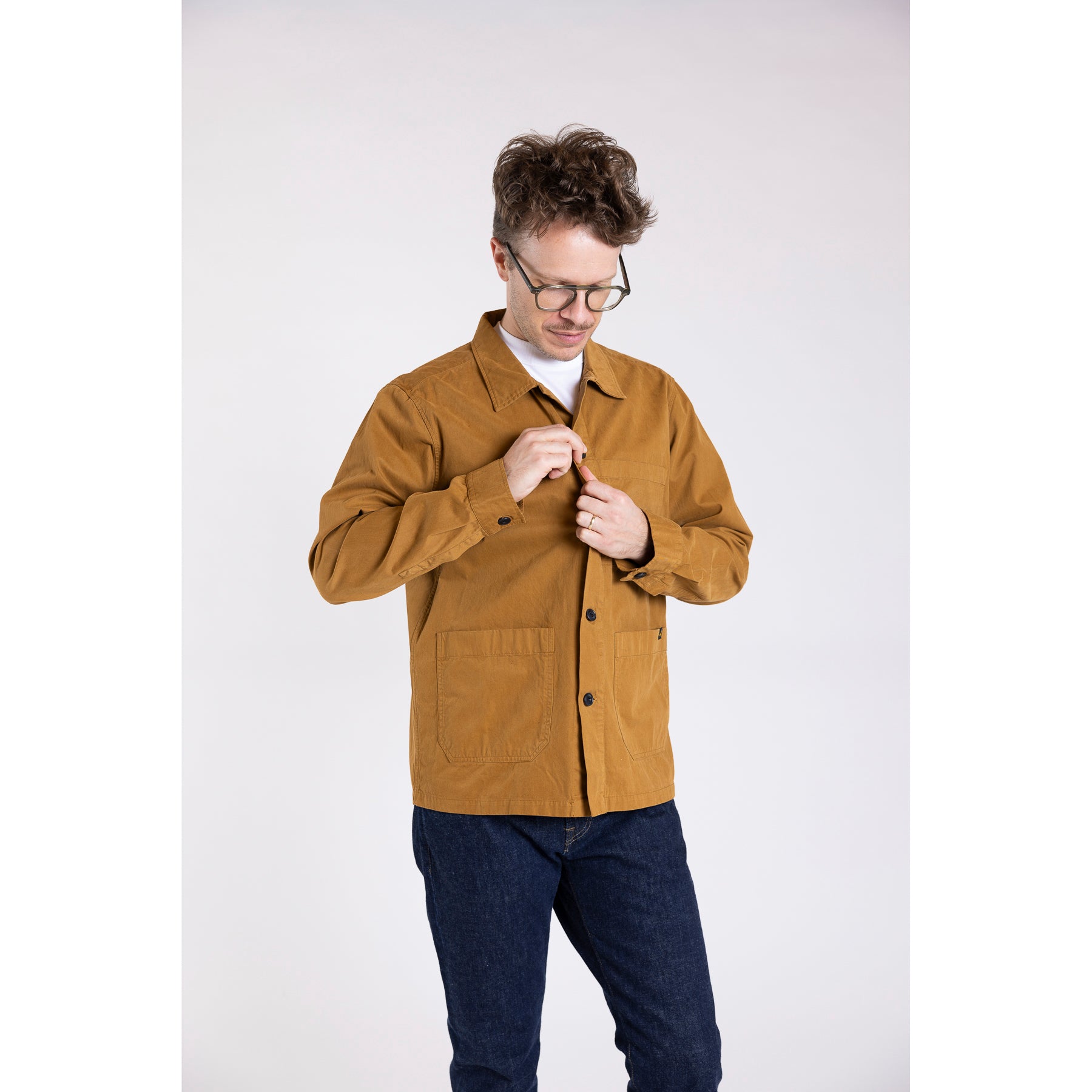 Le Mont Saint Michel Viro Oversize Shirt Camel | Clove & Creek