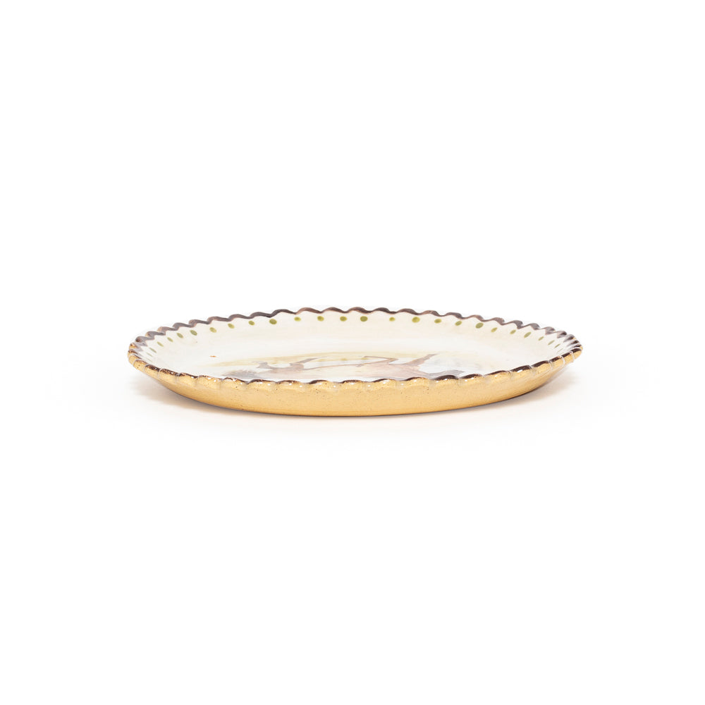 Mary Aldrich Horse Dessert Plate