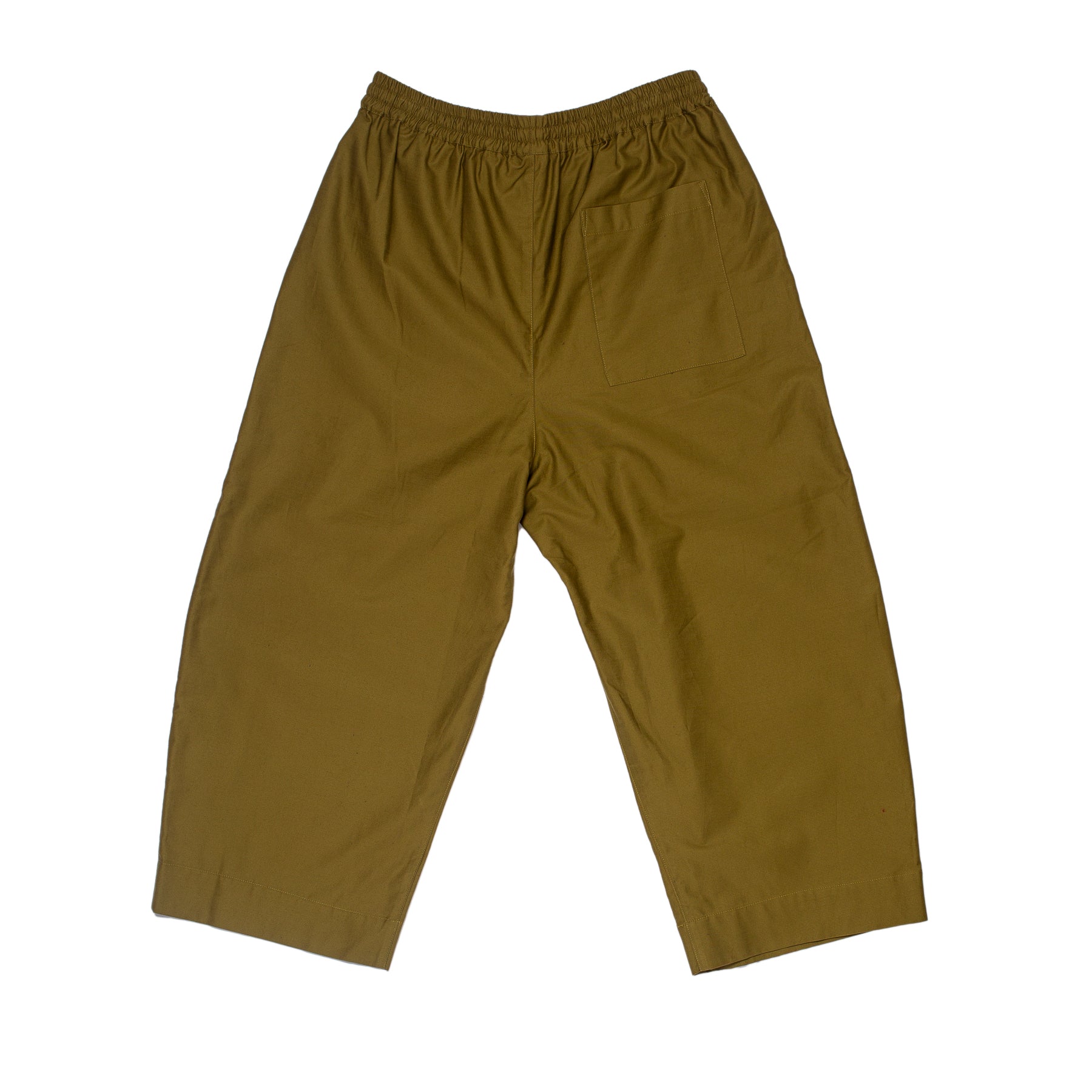 Grei Ovate Baggy Tumbled Crepe Sateen Pant Olive