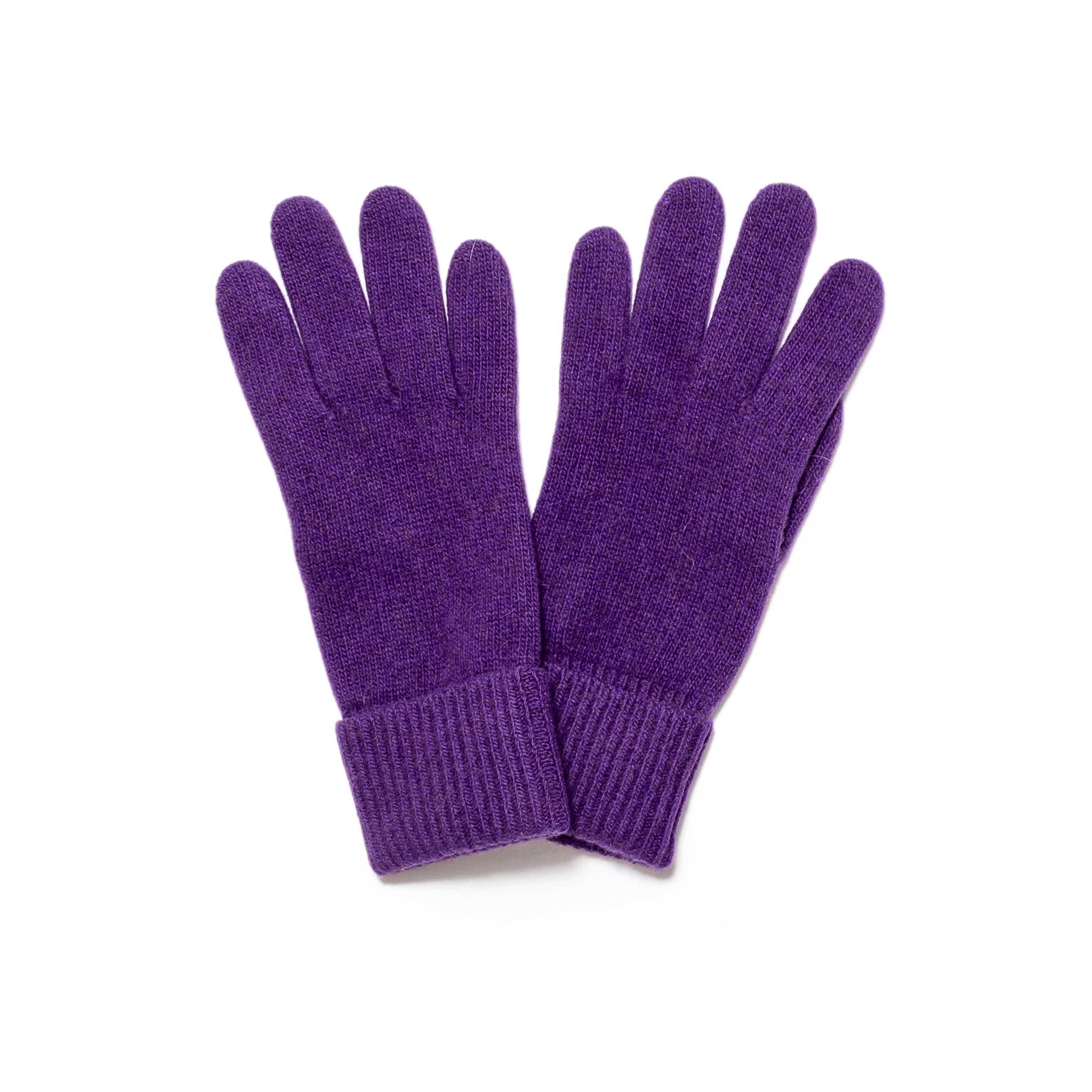 Cashmere Ribbed Cuff Gloves