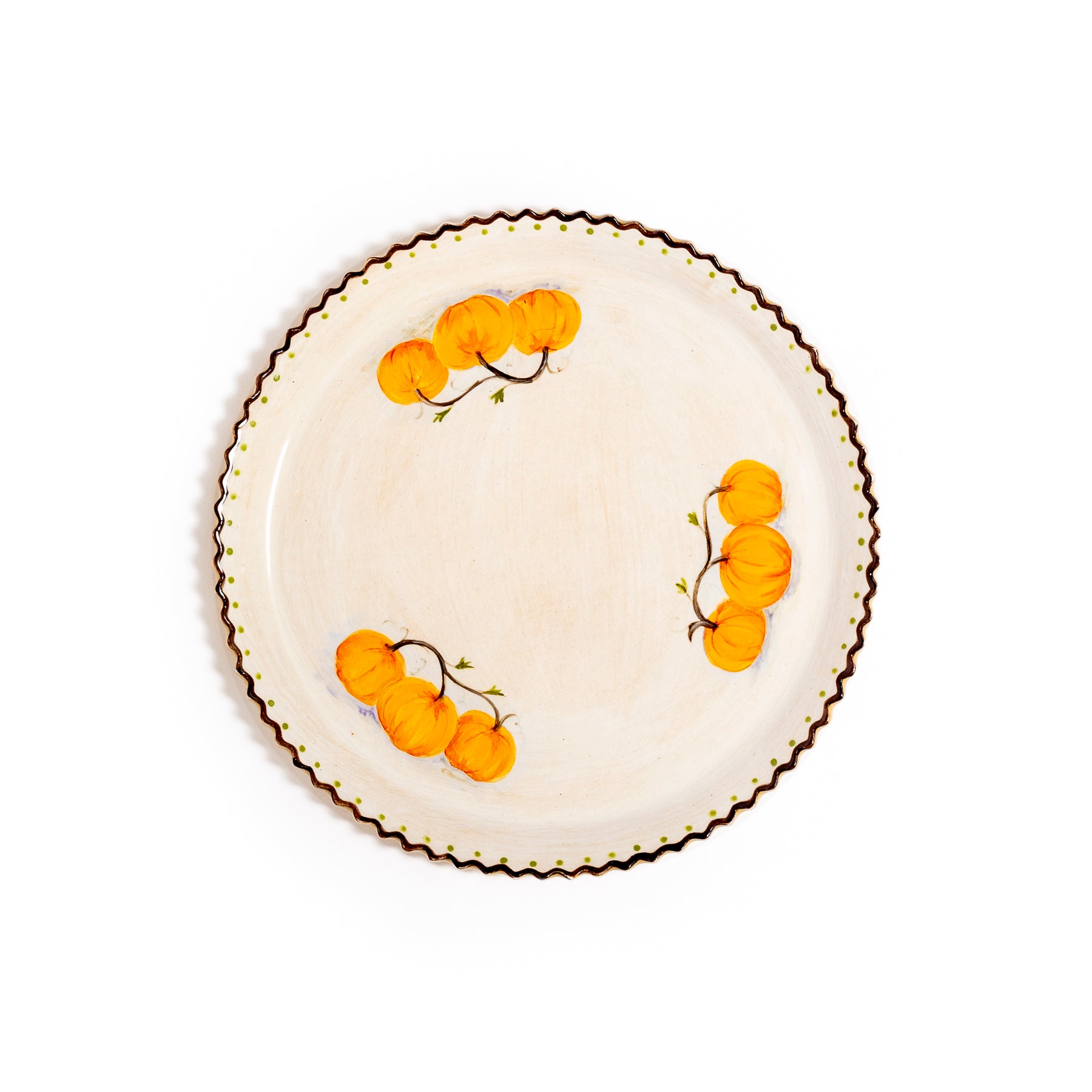 Mary Aldrich Pumpkin Round Tray
