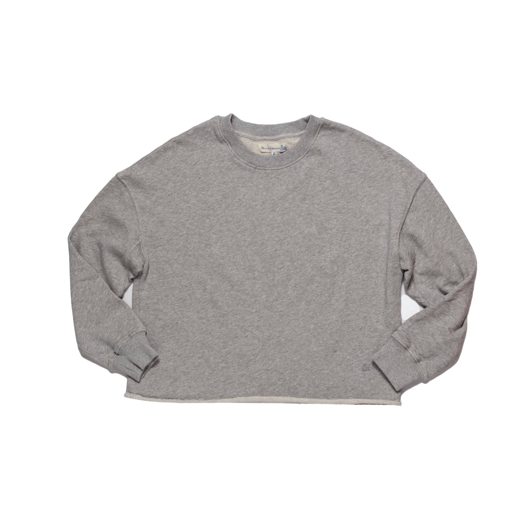 Merz b. Schwanen Sweatshirt with Open Hem