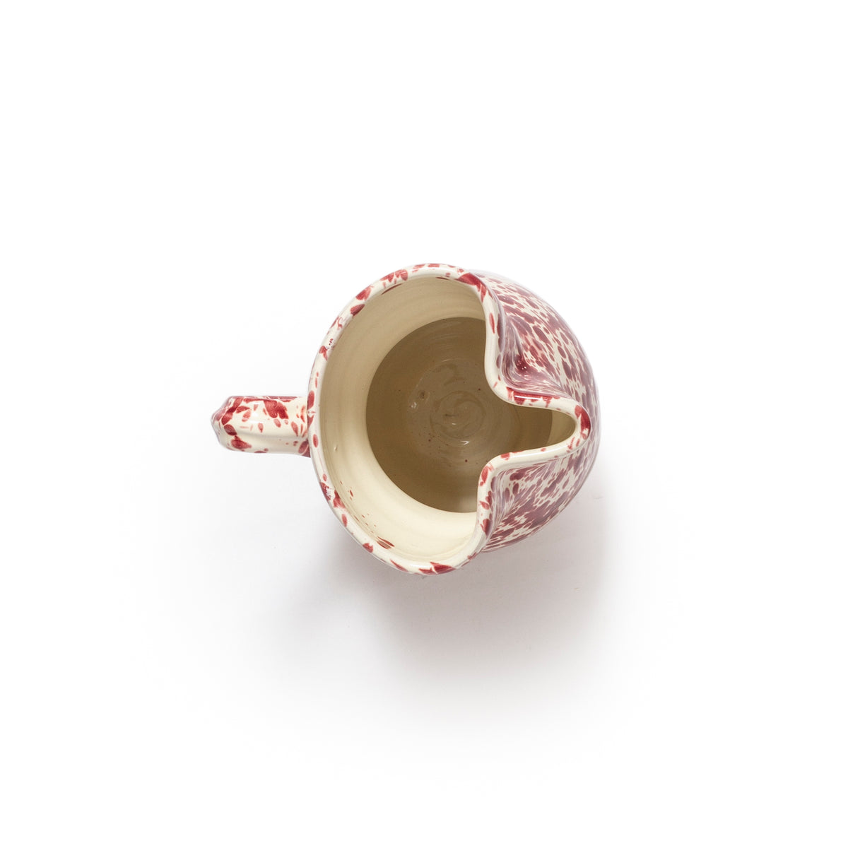 Pietra Splatter Puglian Pitcher Bordeaux