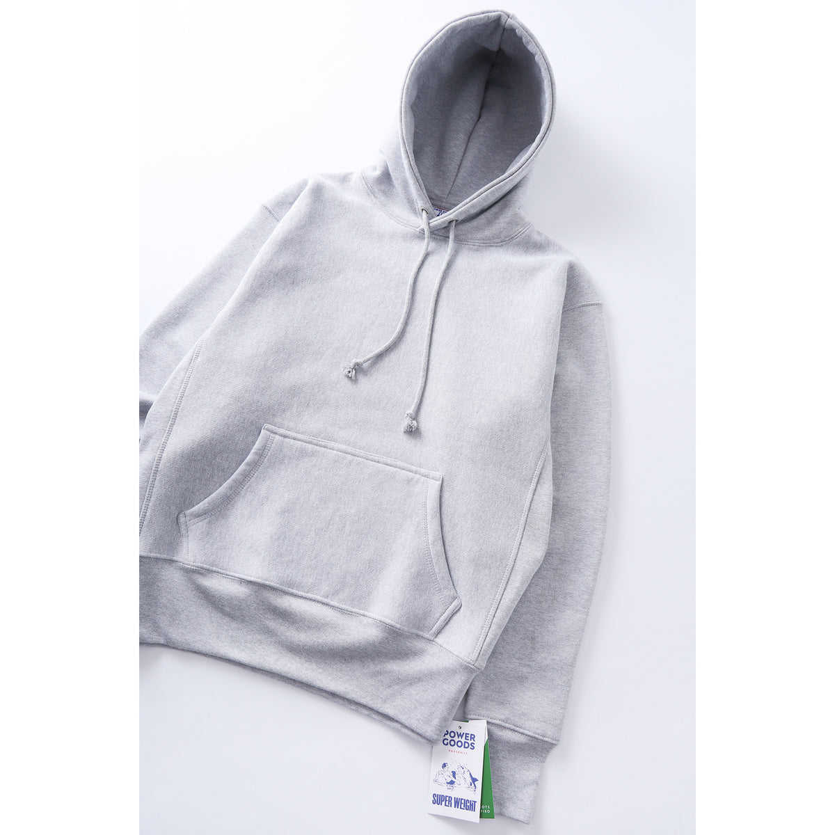 Power Goods Super Weight Hoodie in Heather Gray