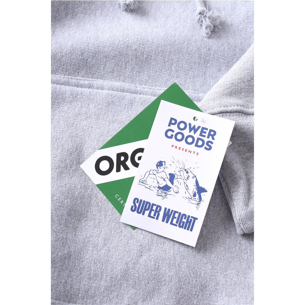 Power Goods Super Weight Hoodie in Heather Gray