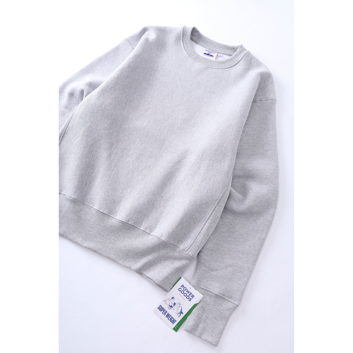 Power Goods Super Weight Crew Sweatshirt in Heather Gray