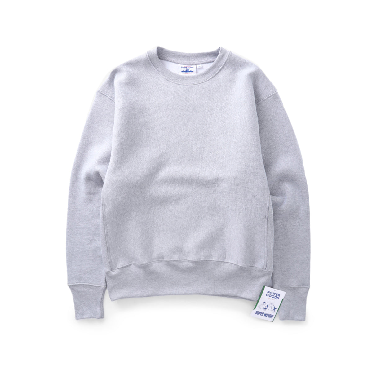 Power Goods Super Weight Crew Sweatshirt in Heather Gray