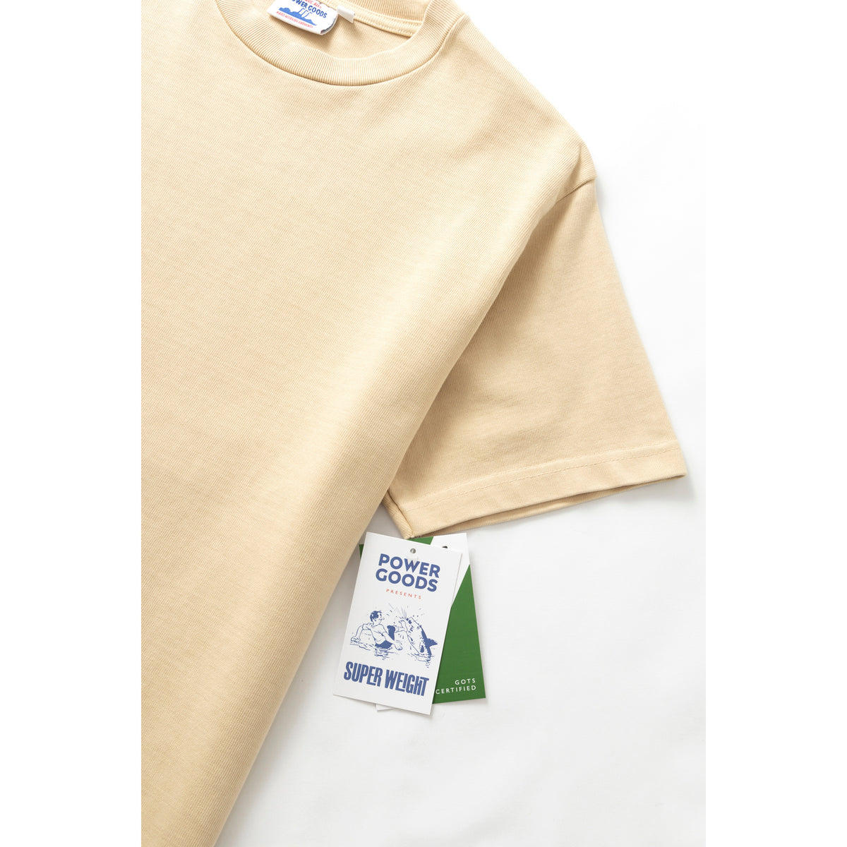 Power Goods Super Weight Tee in Putty