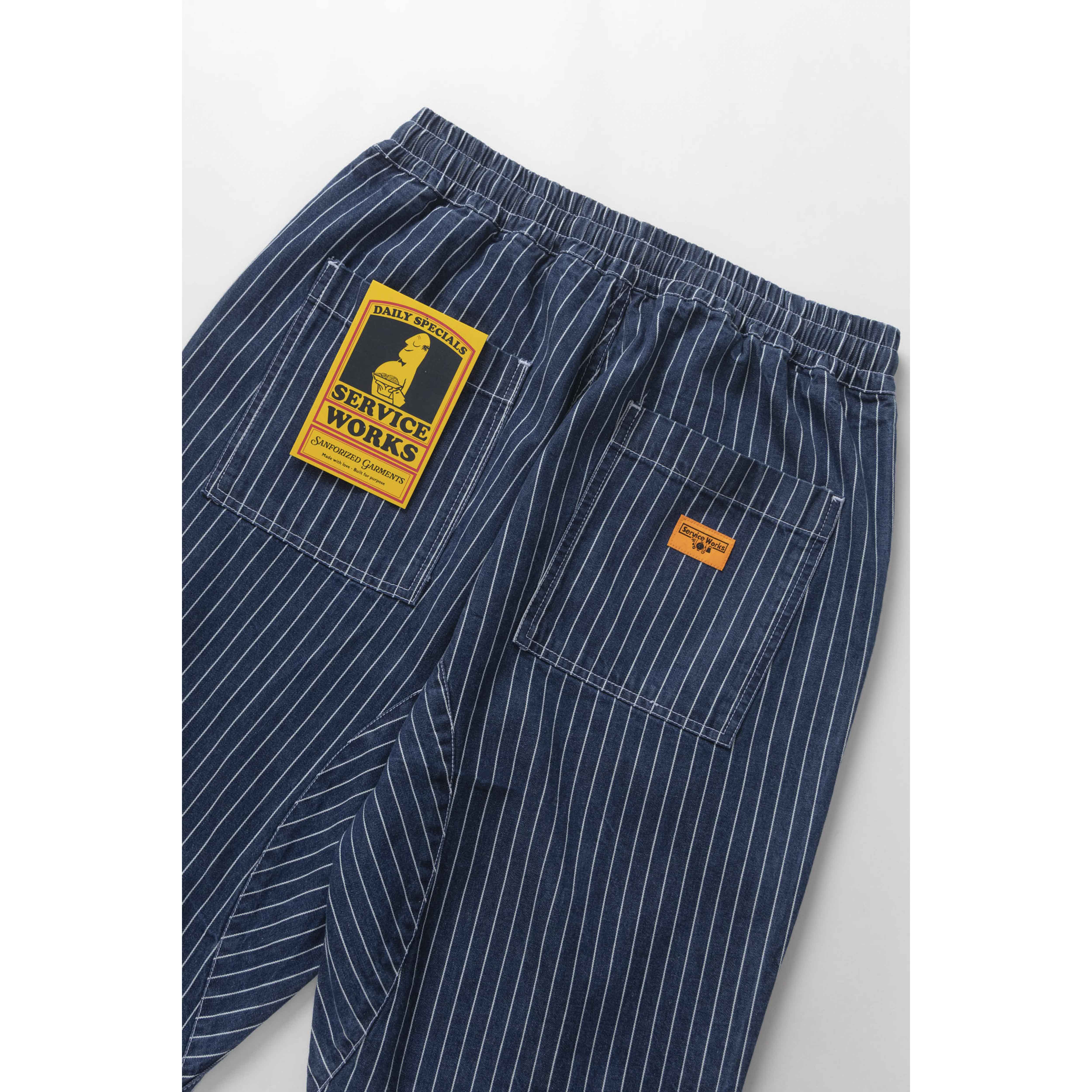 Service Works Pinstripe Denim Chef Pant
