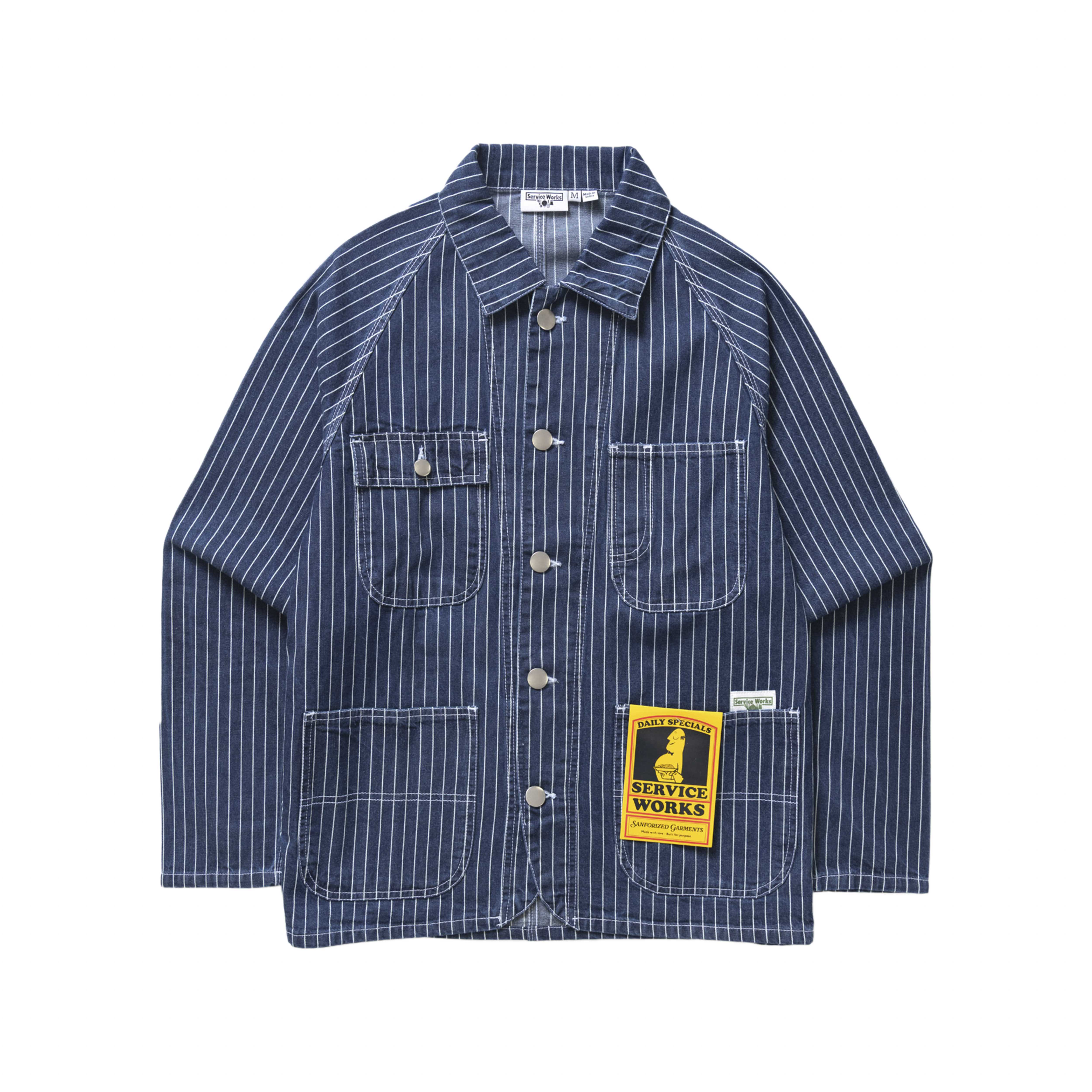 Service Works Pinstripe Denim Coverall | Clove & Creek